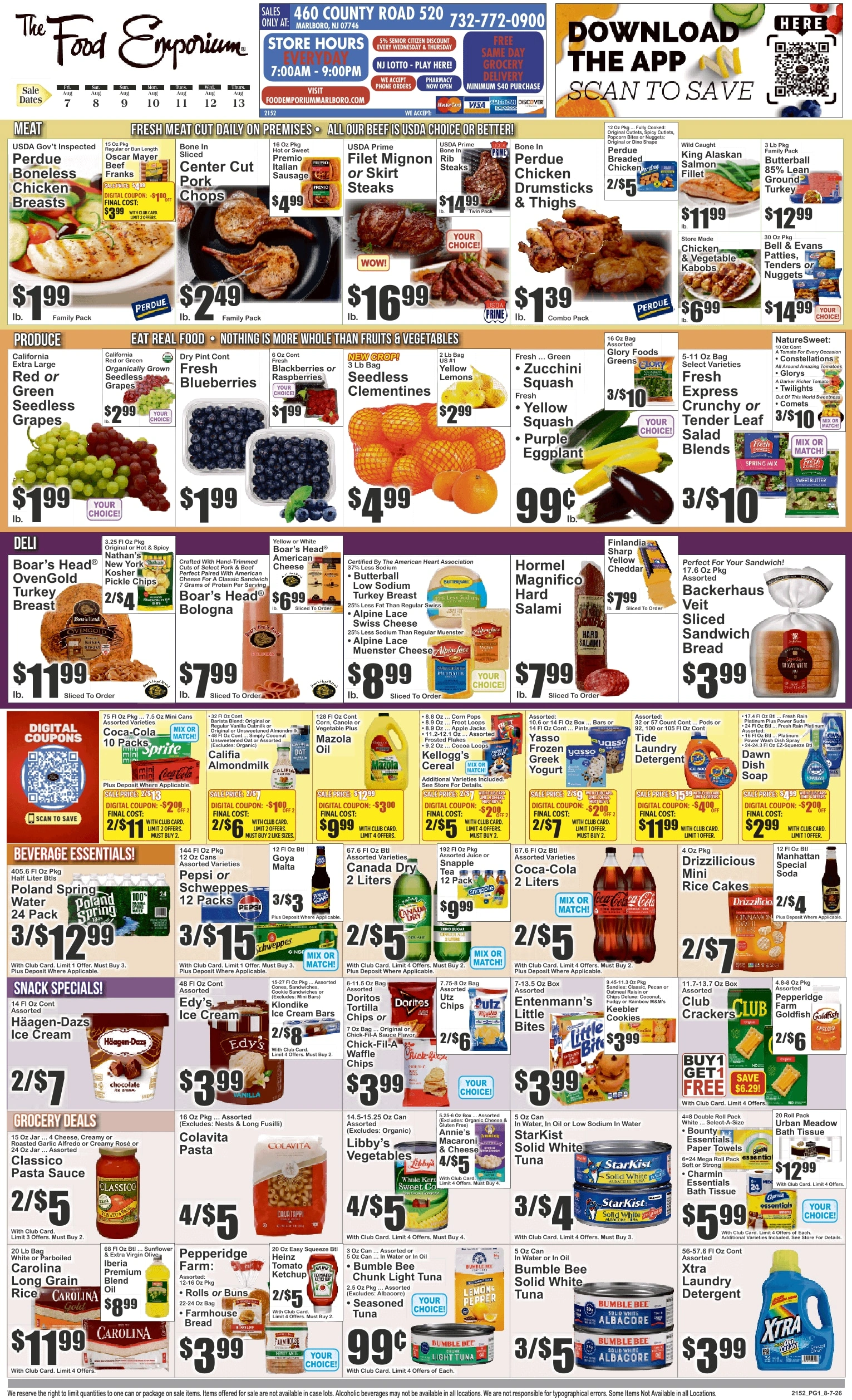 The Food Emporium flyer page 1