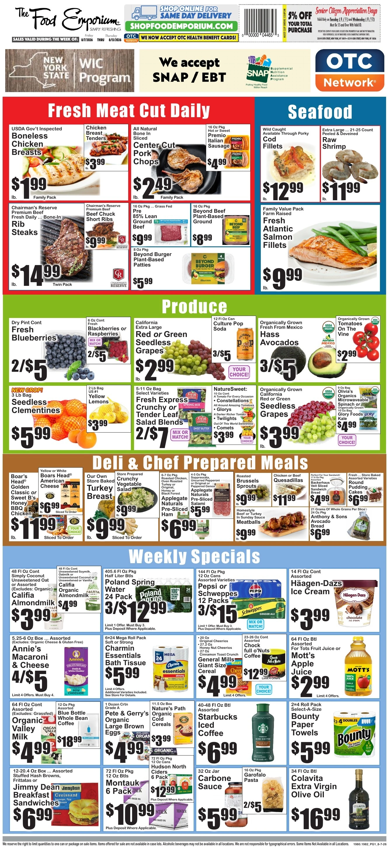 The Food Emporium flyer page 1