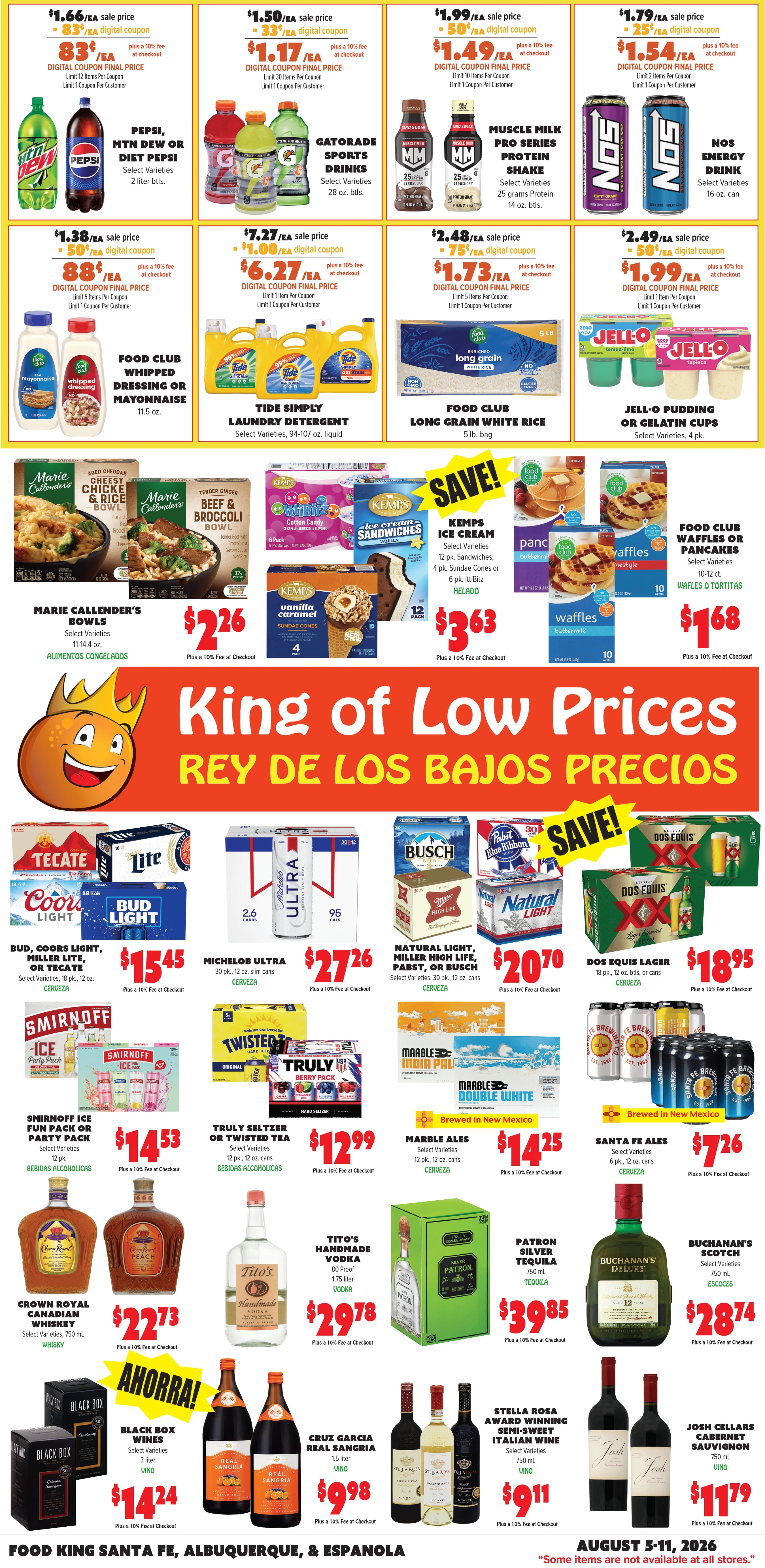 Food King flyer page 3