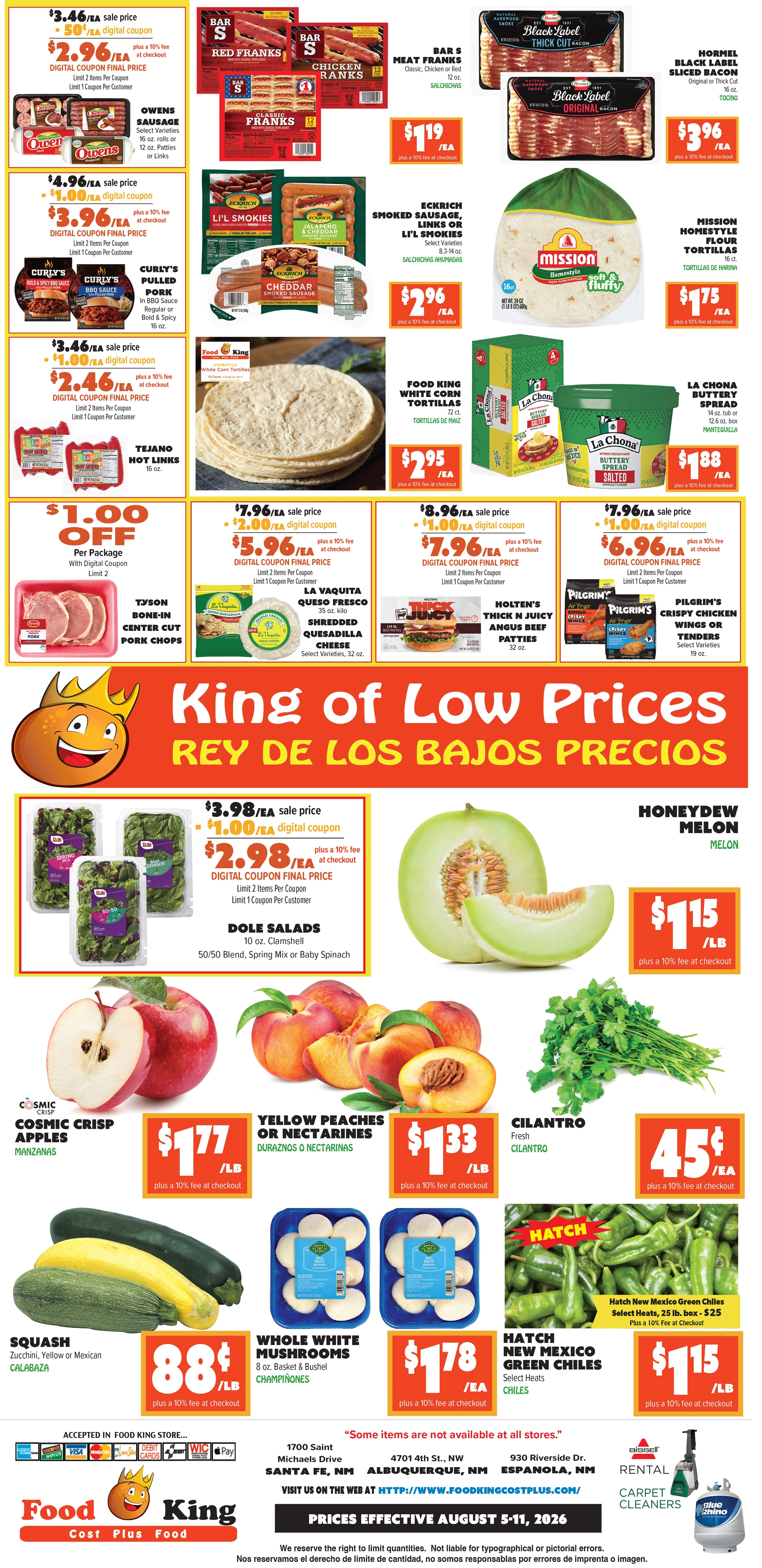 Food King flyer page 4