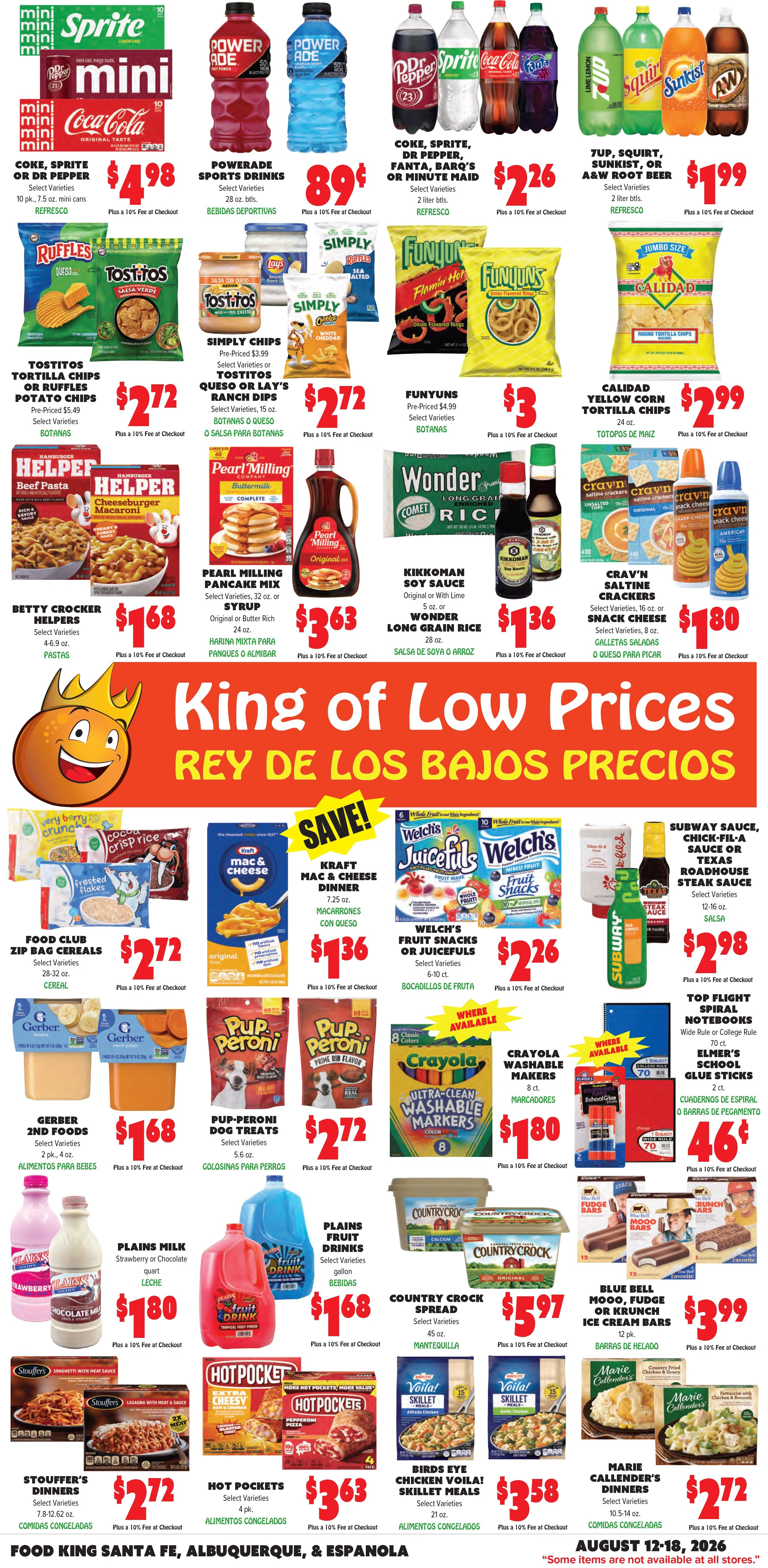 Food King flyer page 2
