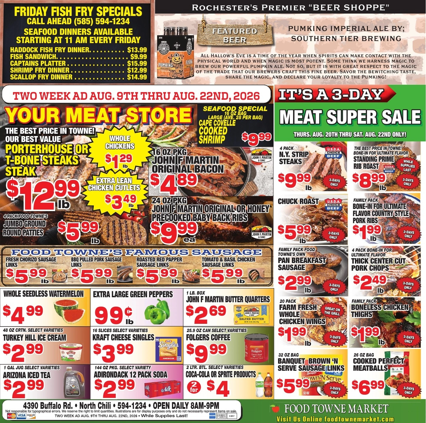Food Towne Market flyer page 1