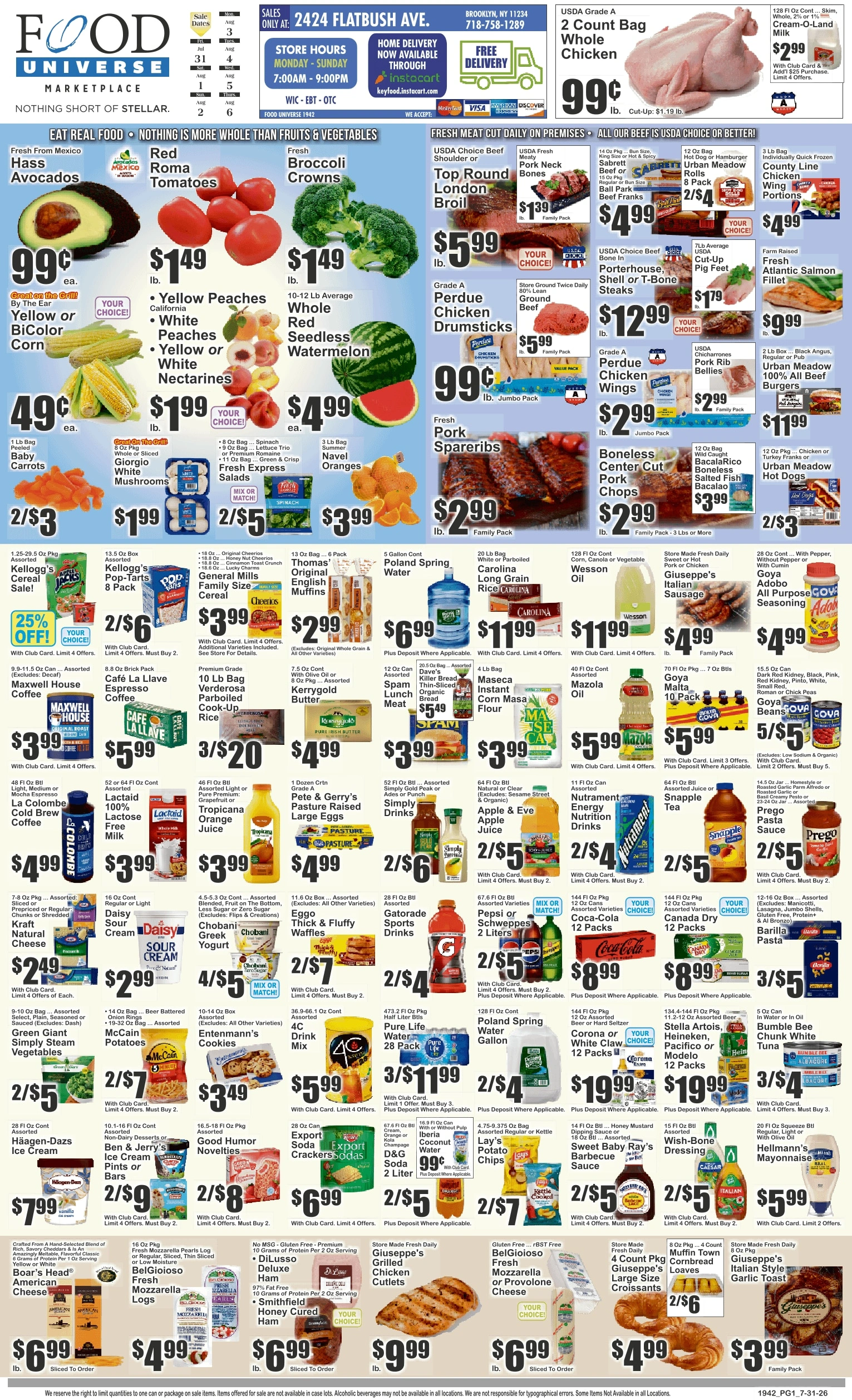 Food Universe flyer page 1