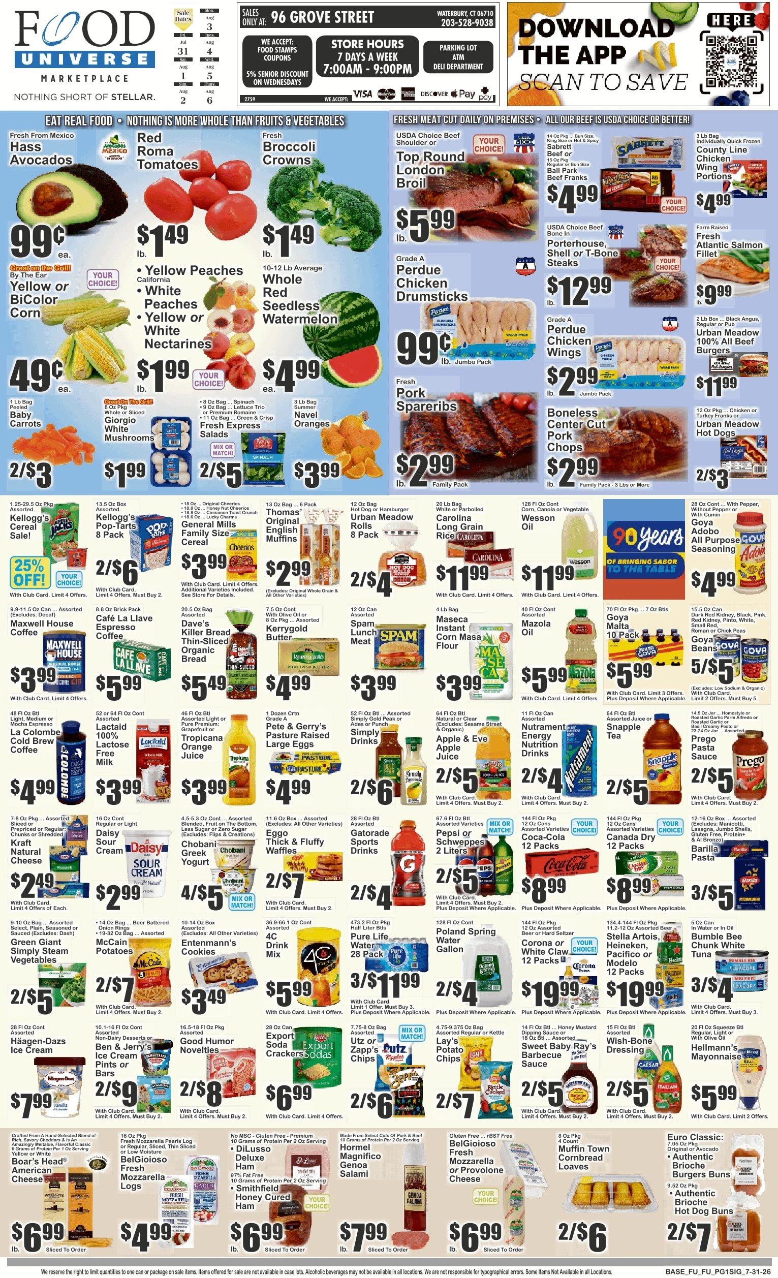 Food Universe flyer page 1