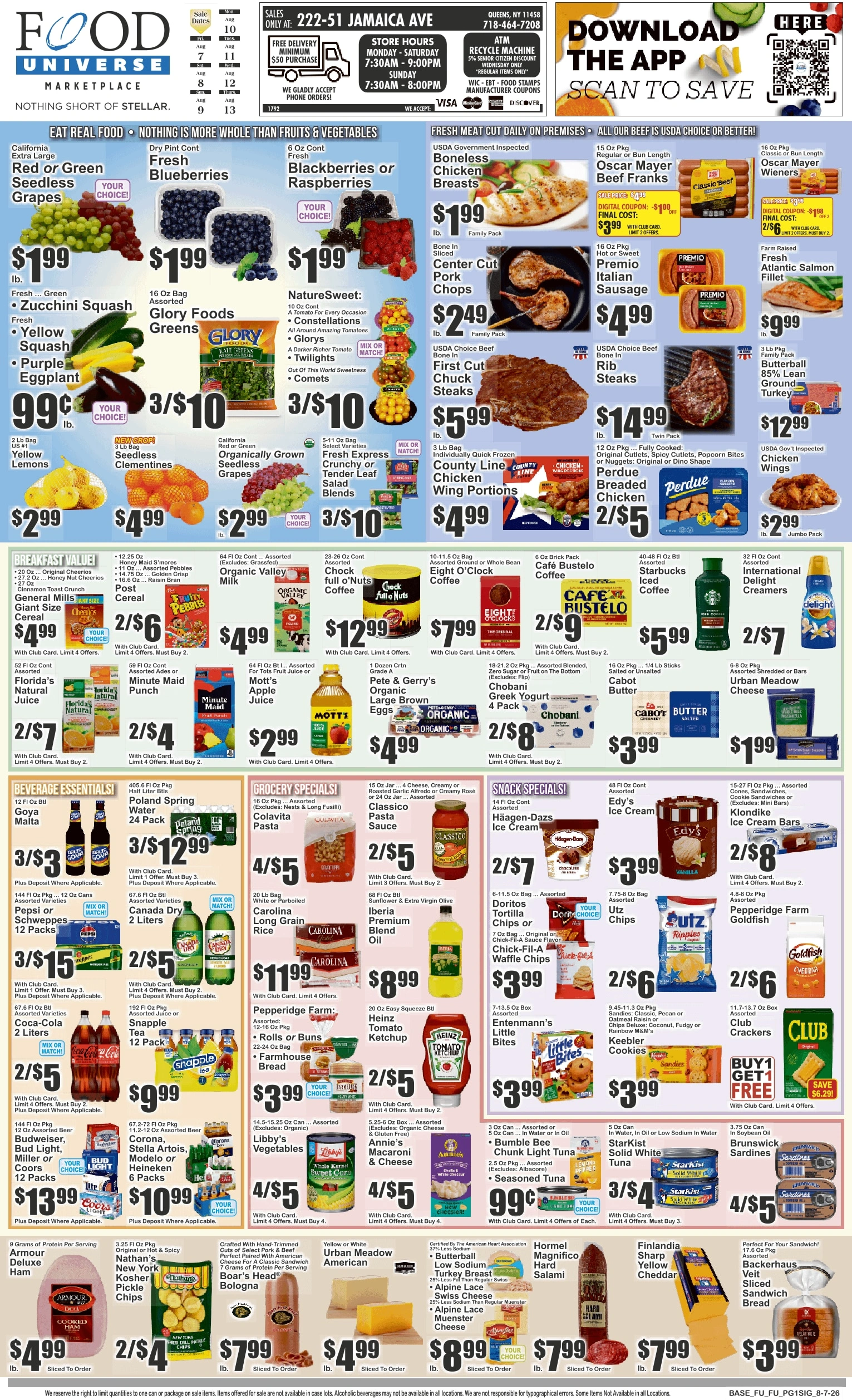 Food Universe flyer page 1
