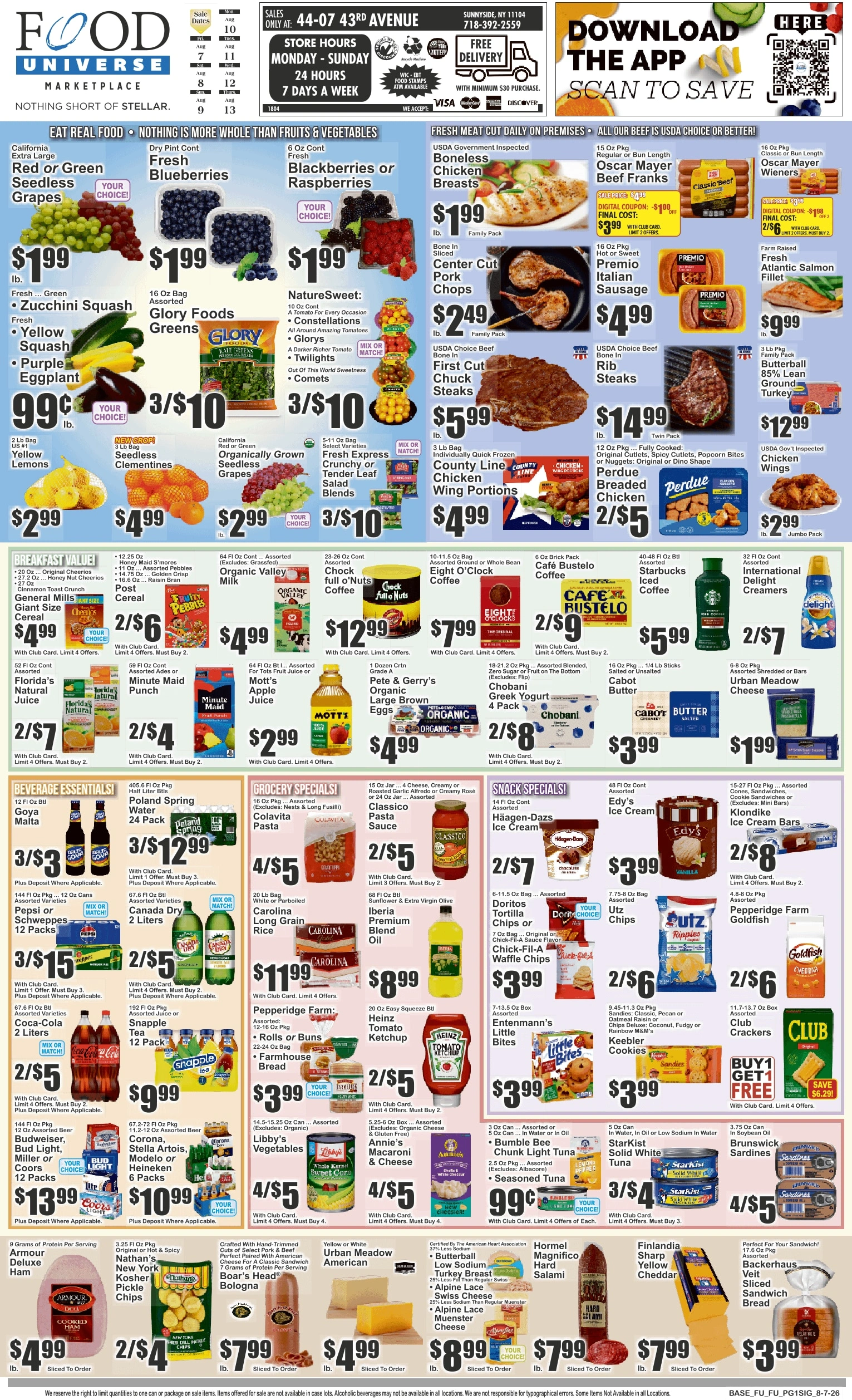 Food Universe flyer page 1