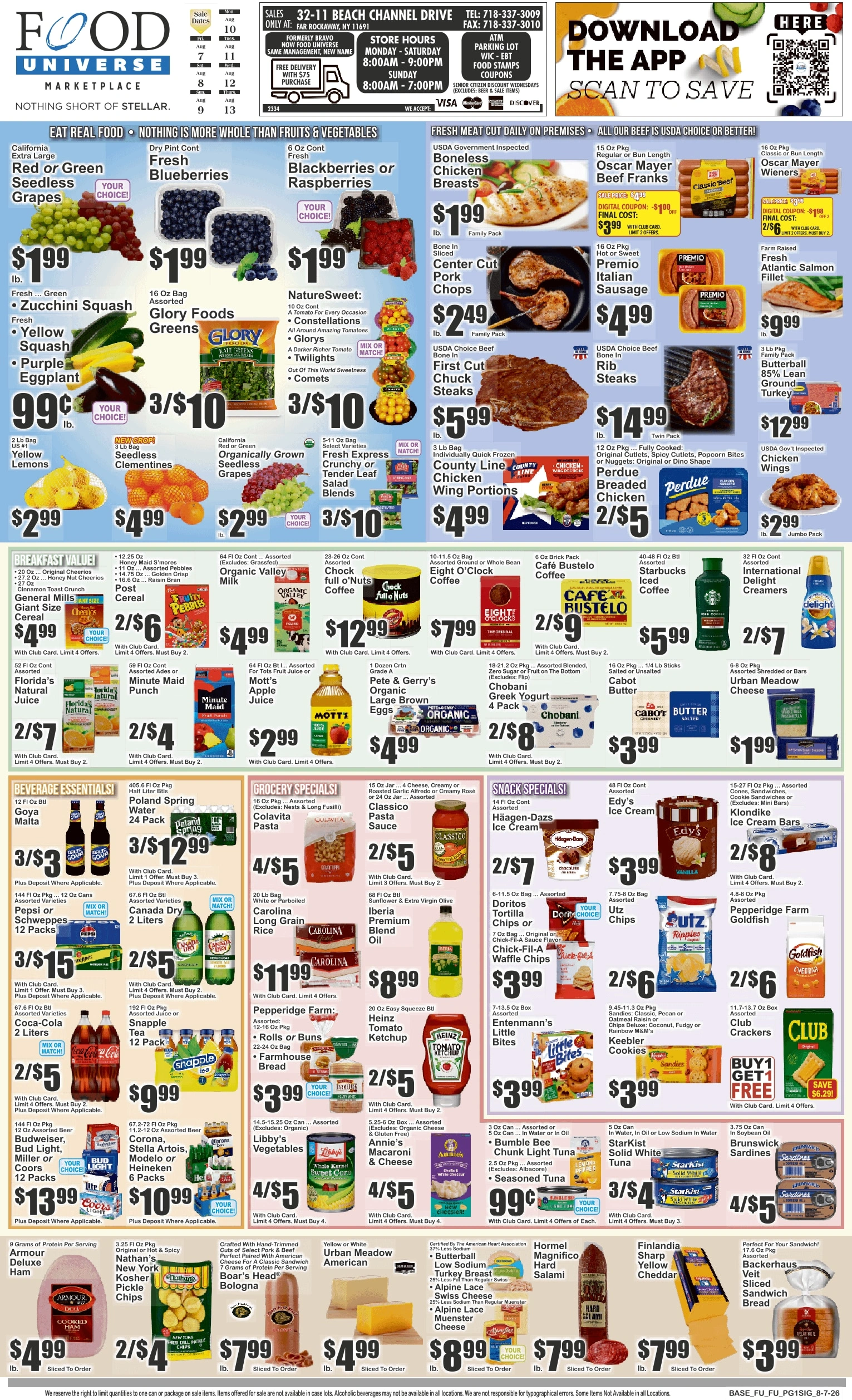 Food Universe flyer page 1