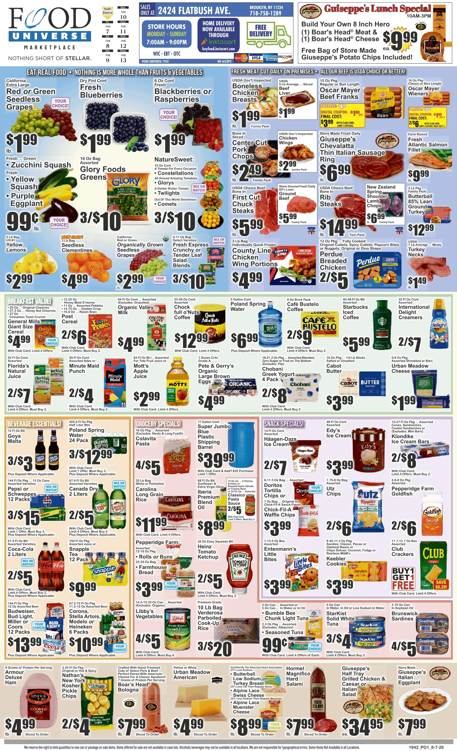 Food Universe flyer page 1