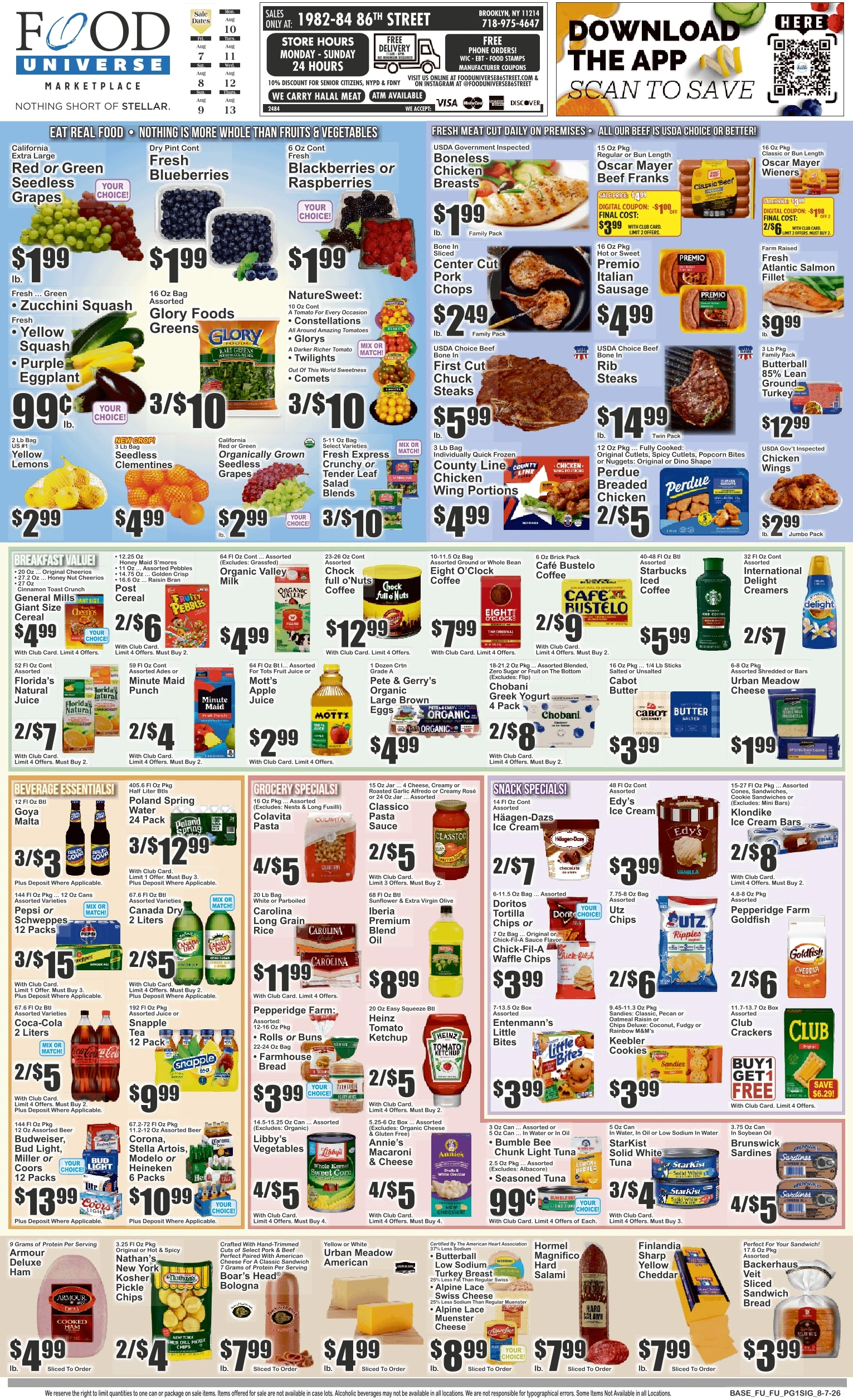 Food Universe flyer page 1