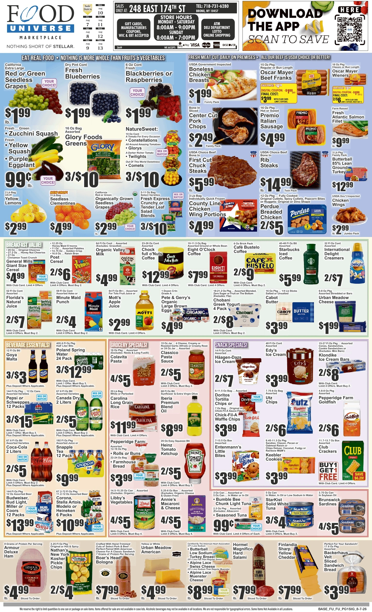 Food Universe flyer page 1