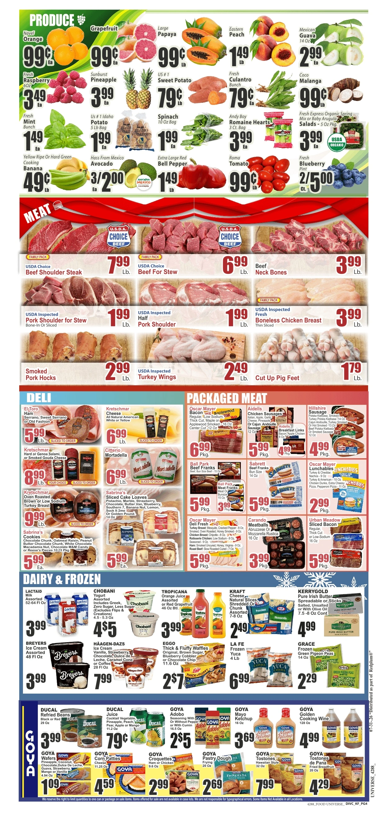 Food Universe flyer page 4