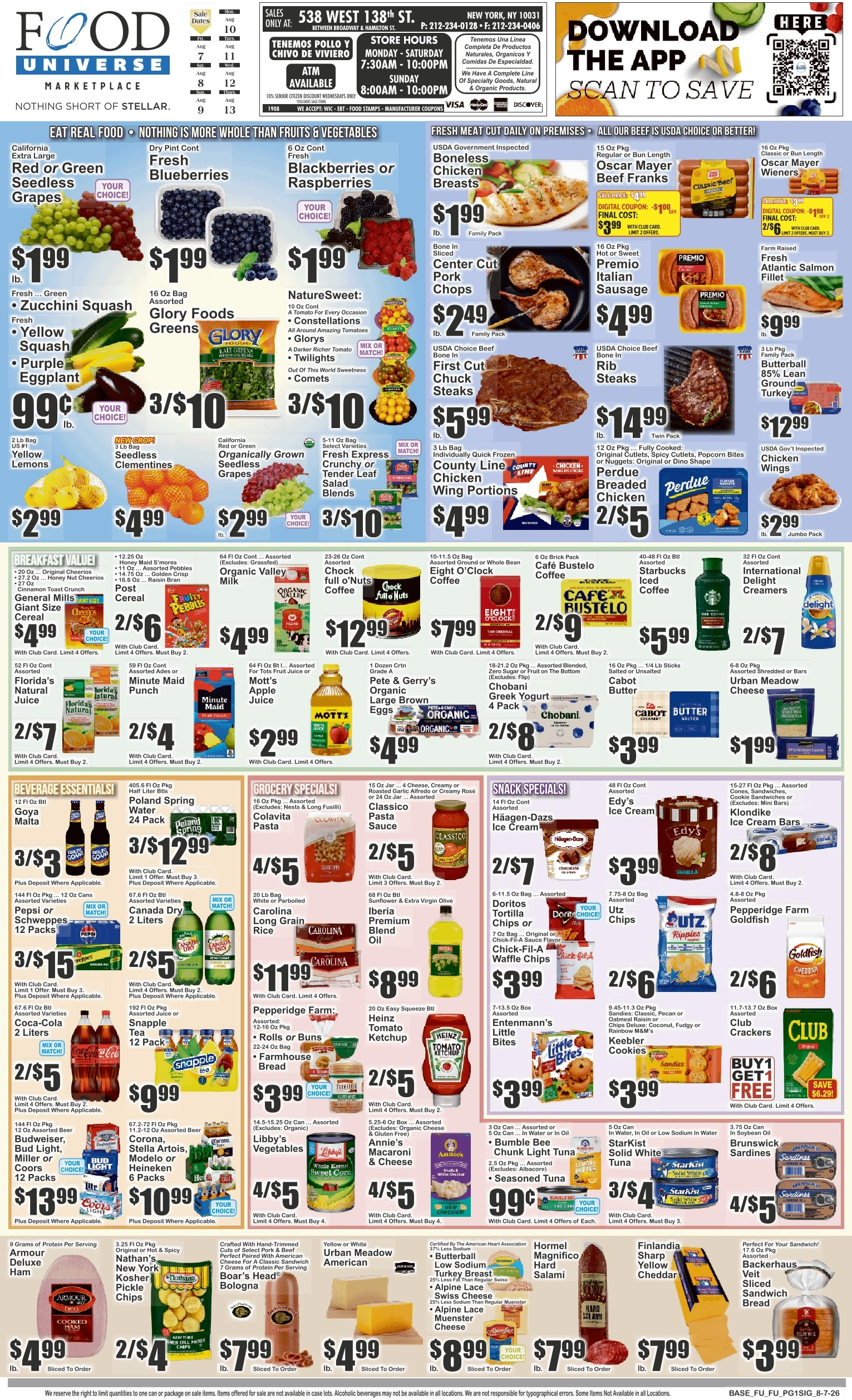 Food Universe flyer page 1