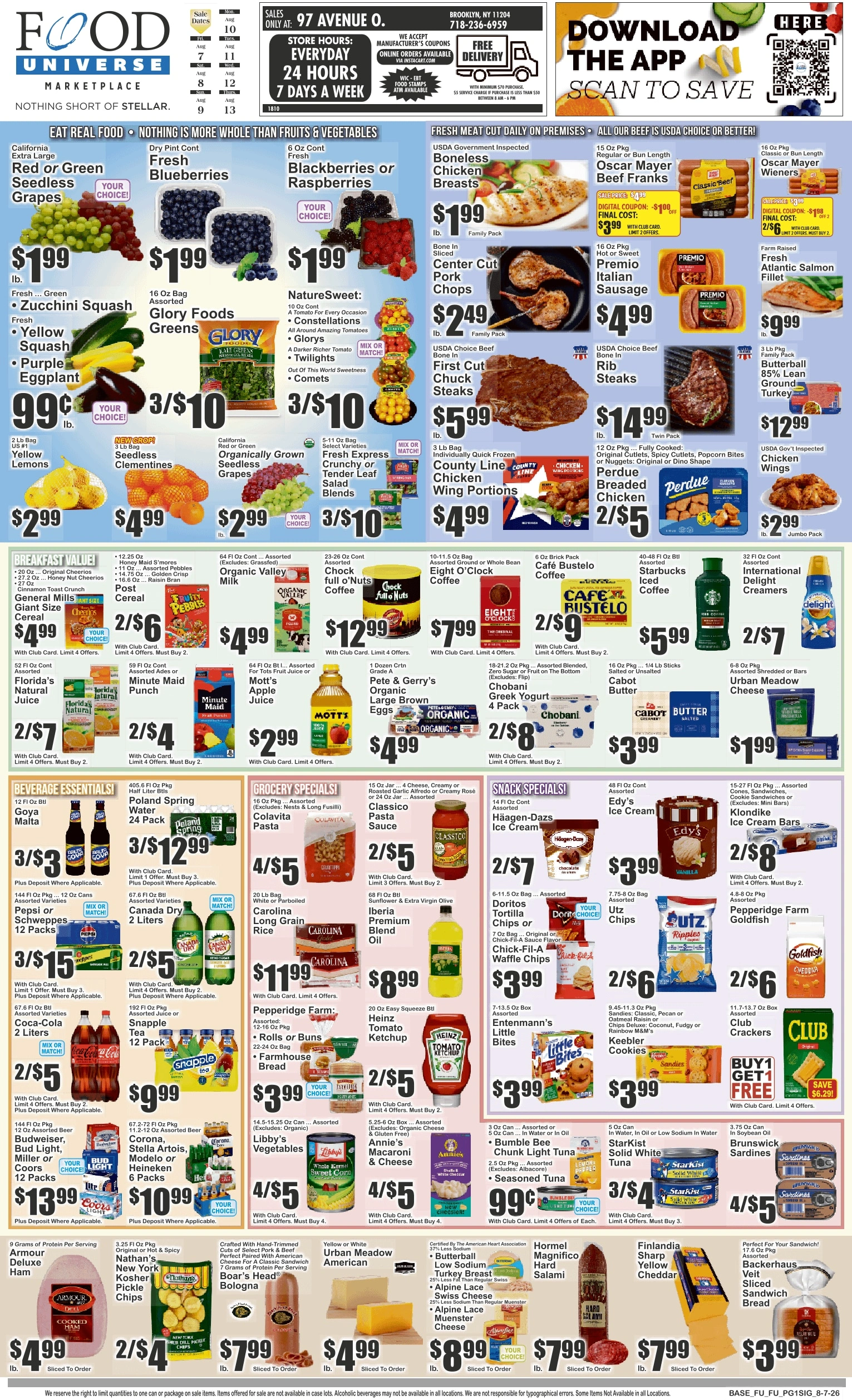 Food Universe flyer page 1