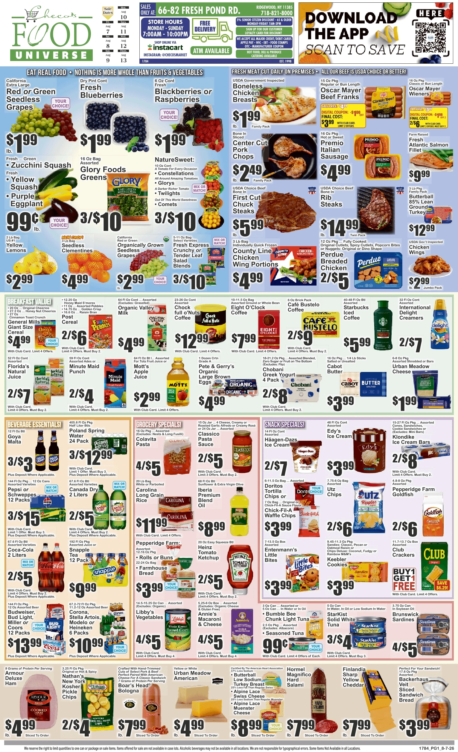 Food Universe flyer page 1