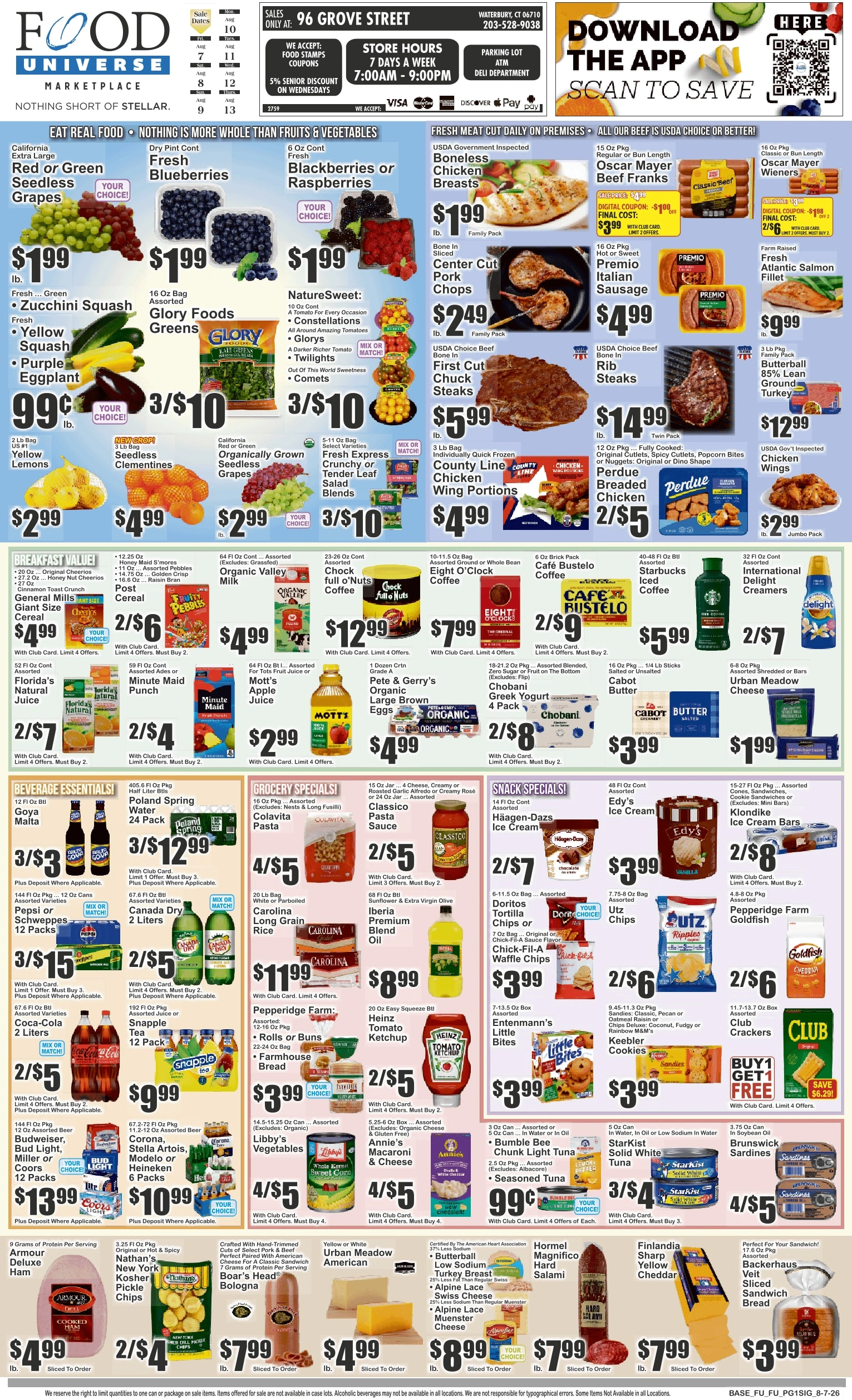 Food Universe flyer page 1