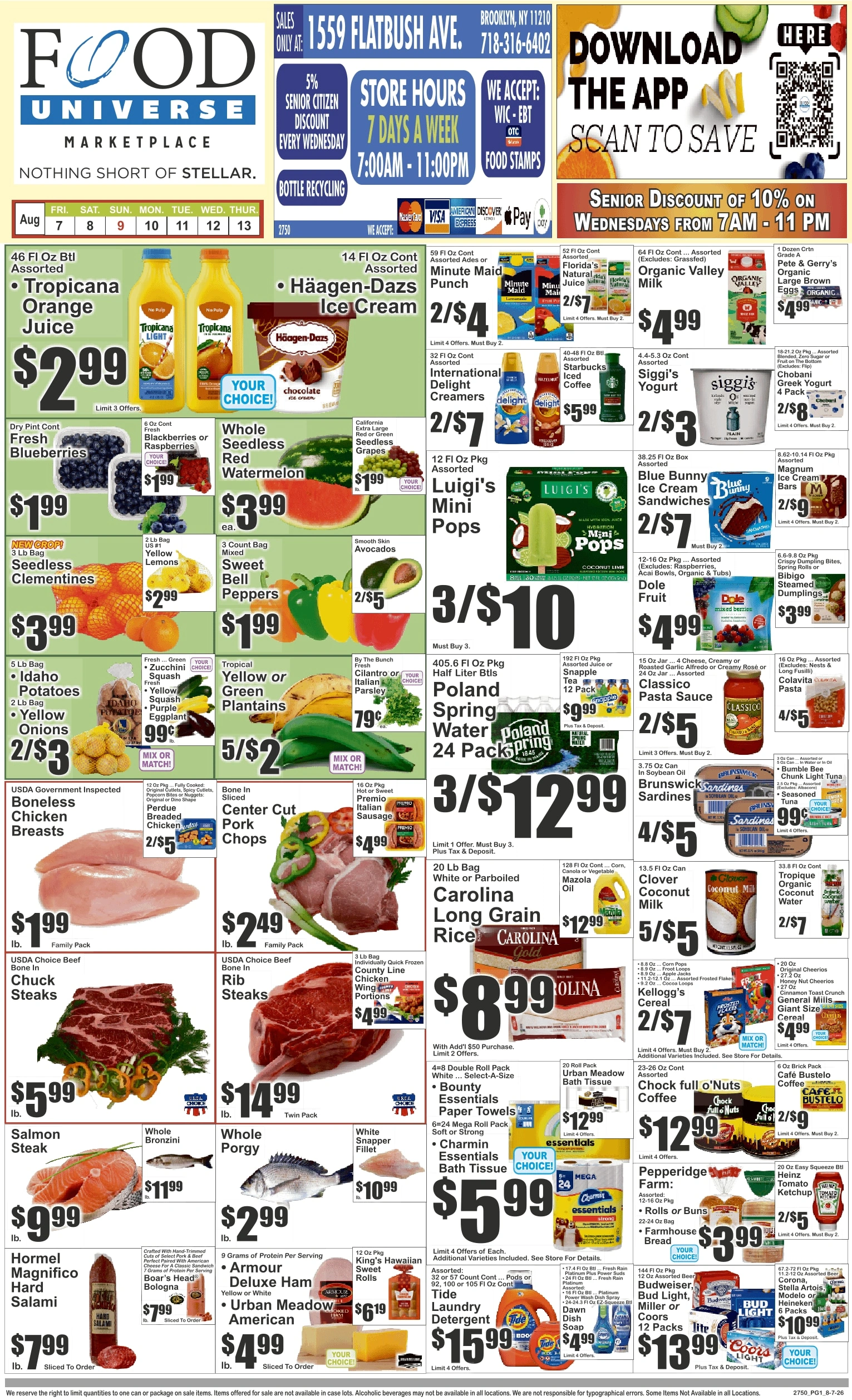 Food Universe flyer page 1