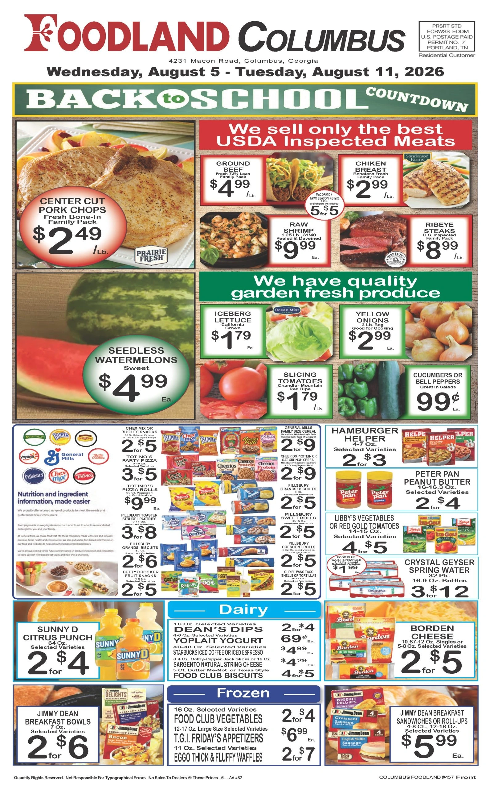 Foodland Grocery flyer page 1