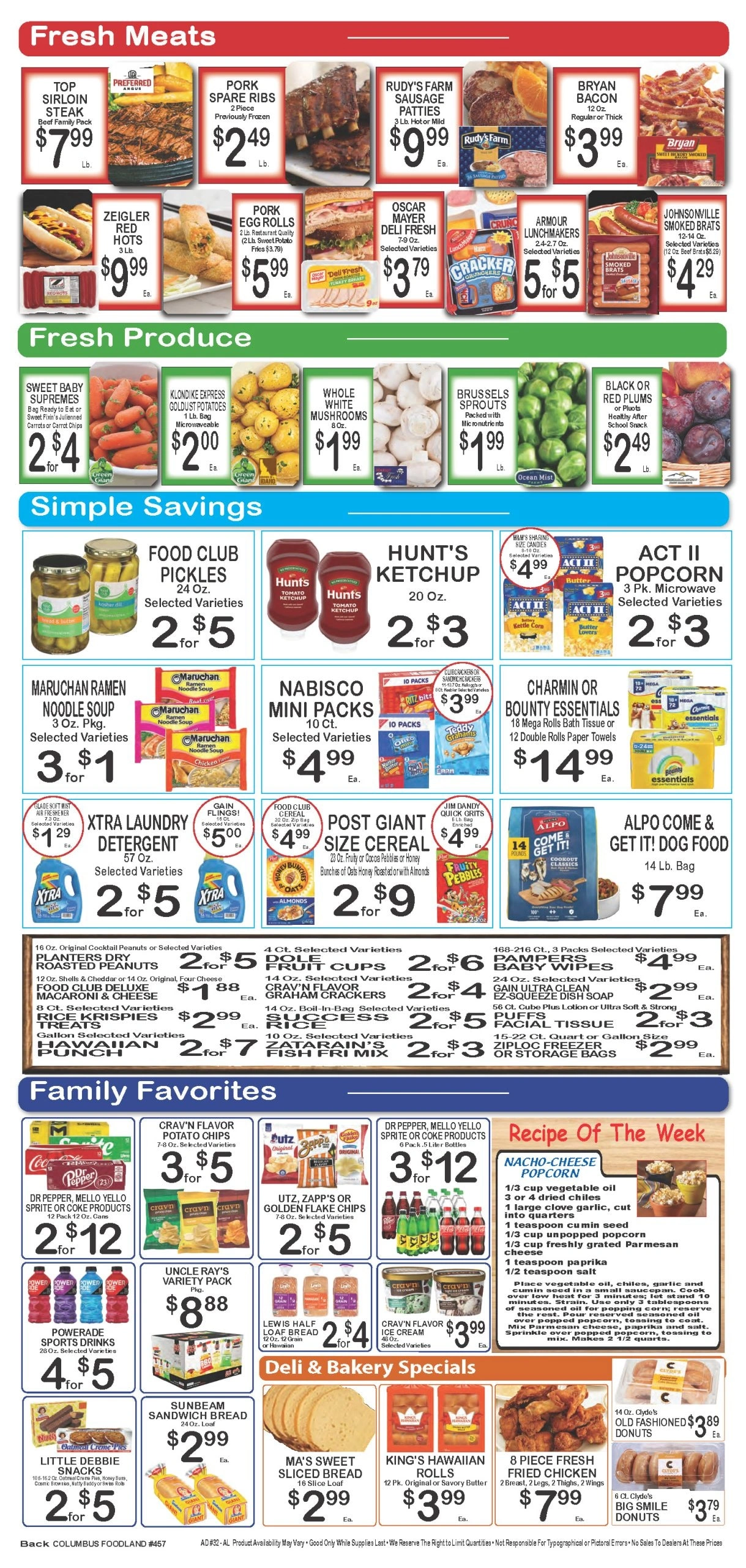 Foodland Grocery flyer page 2