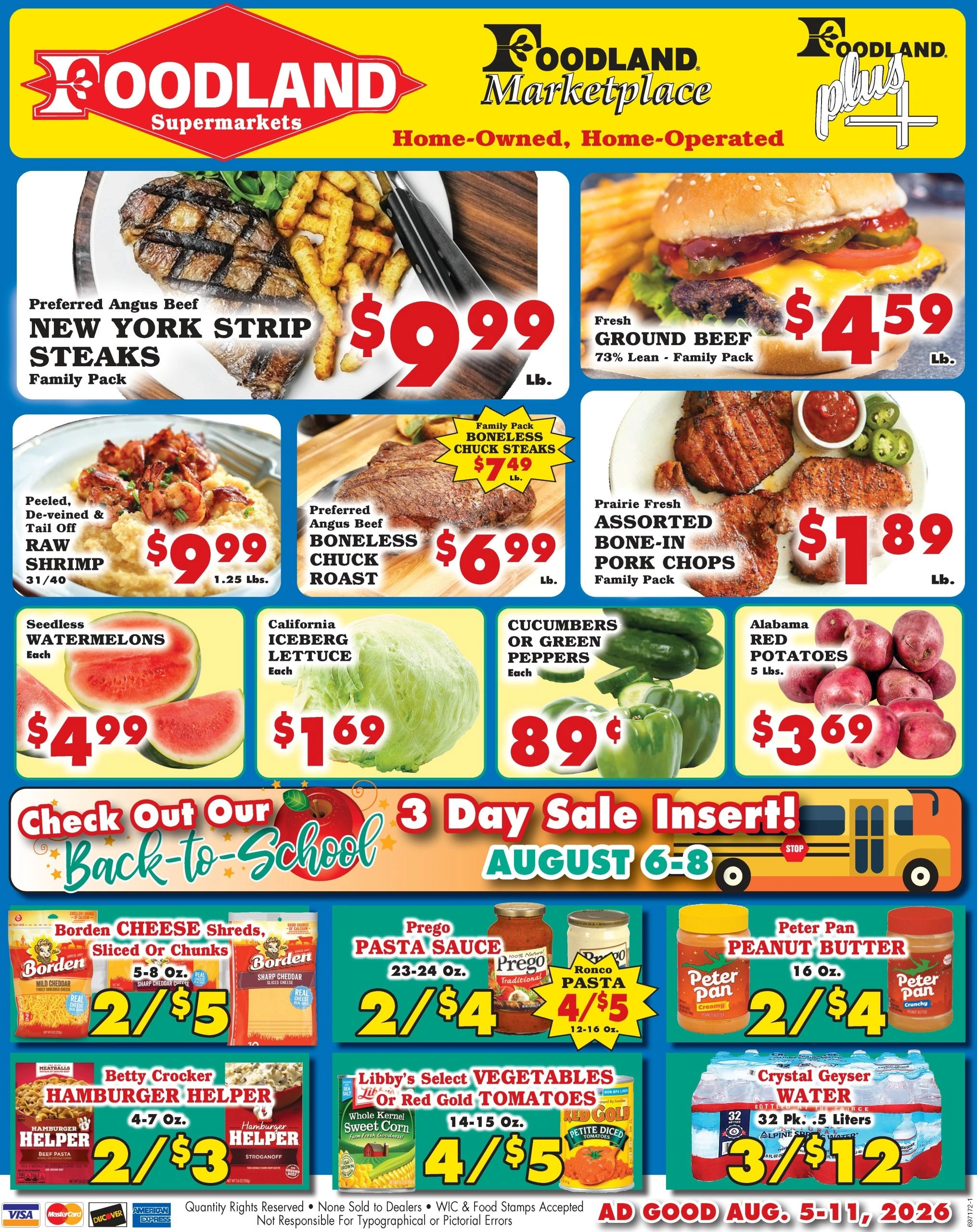 Foodland Grocery flyer page 1