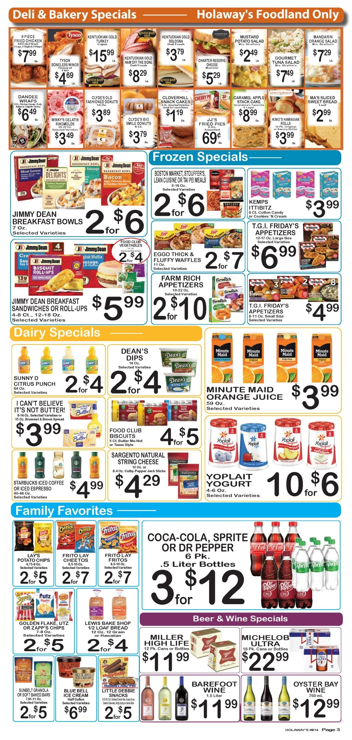 Foodland Grocery flyer page 3