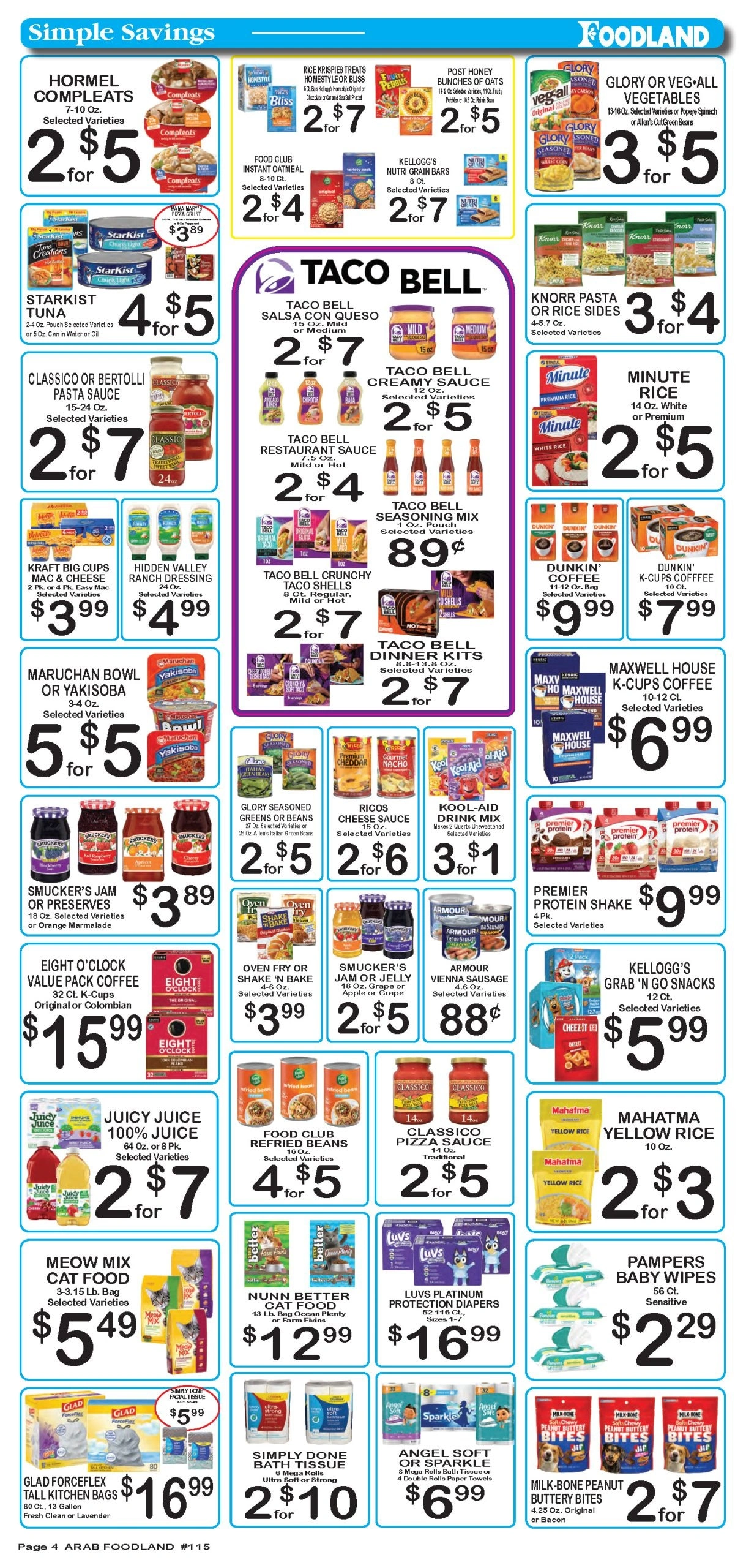 Foodland Grocery flyer page 4