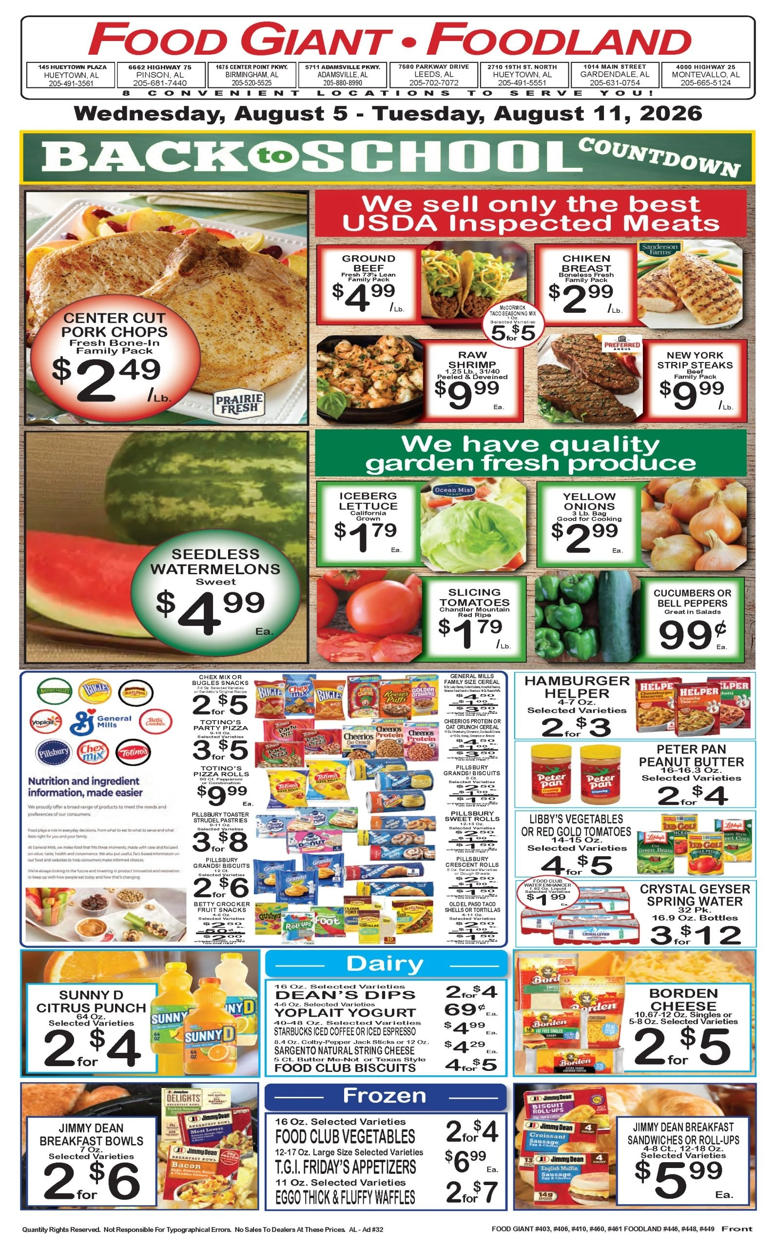 Foodland Grocery flyer page 1