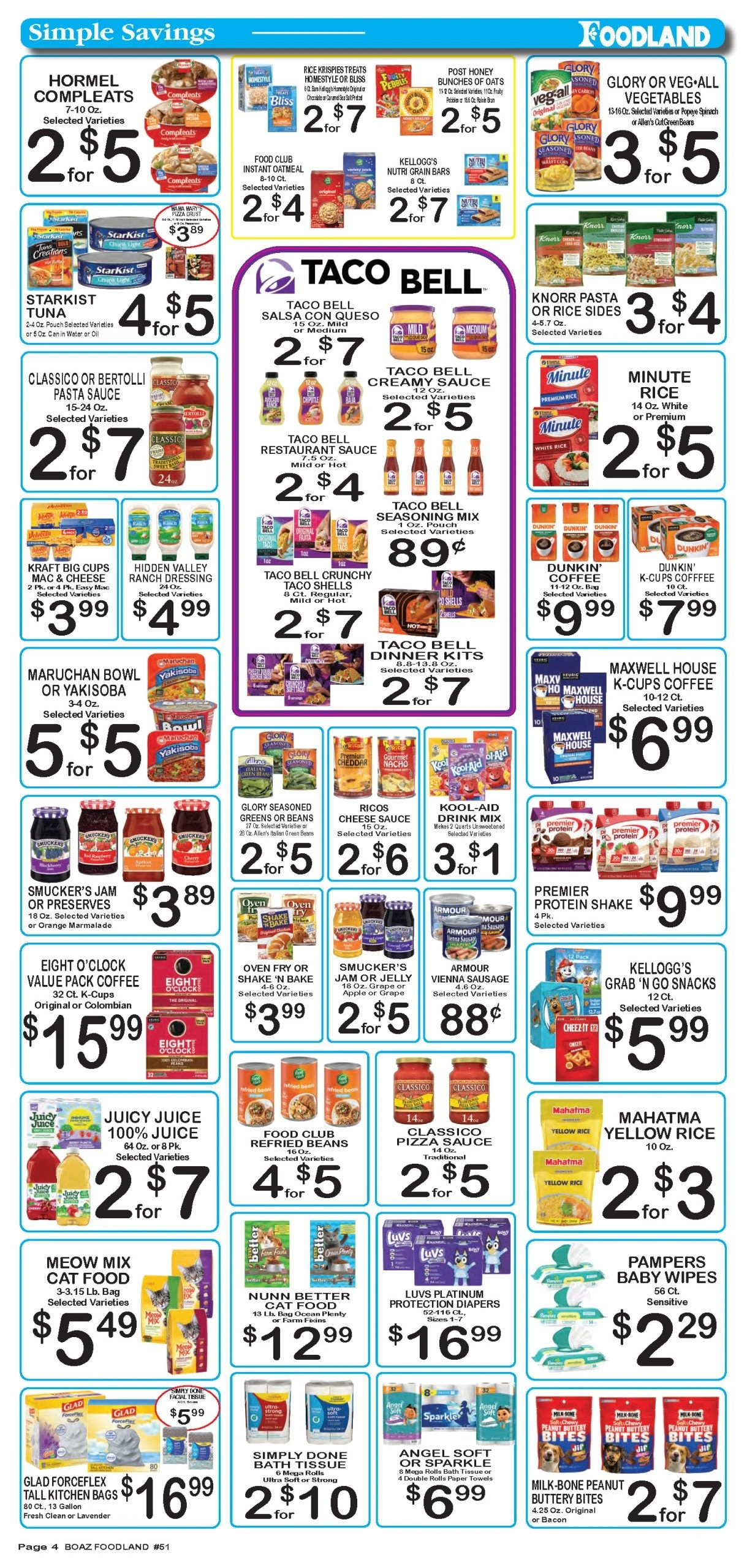 Foodland Grocery flyer page 4