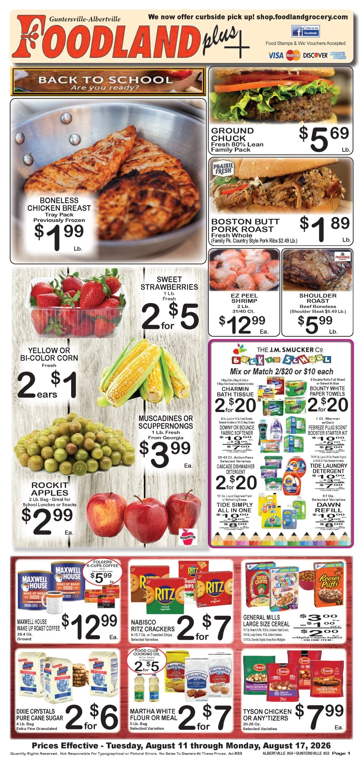 Foodland Grocery flyer page 1