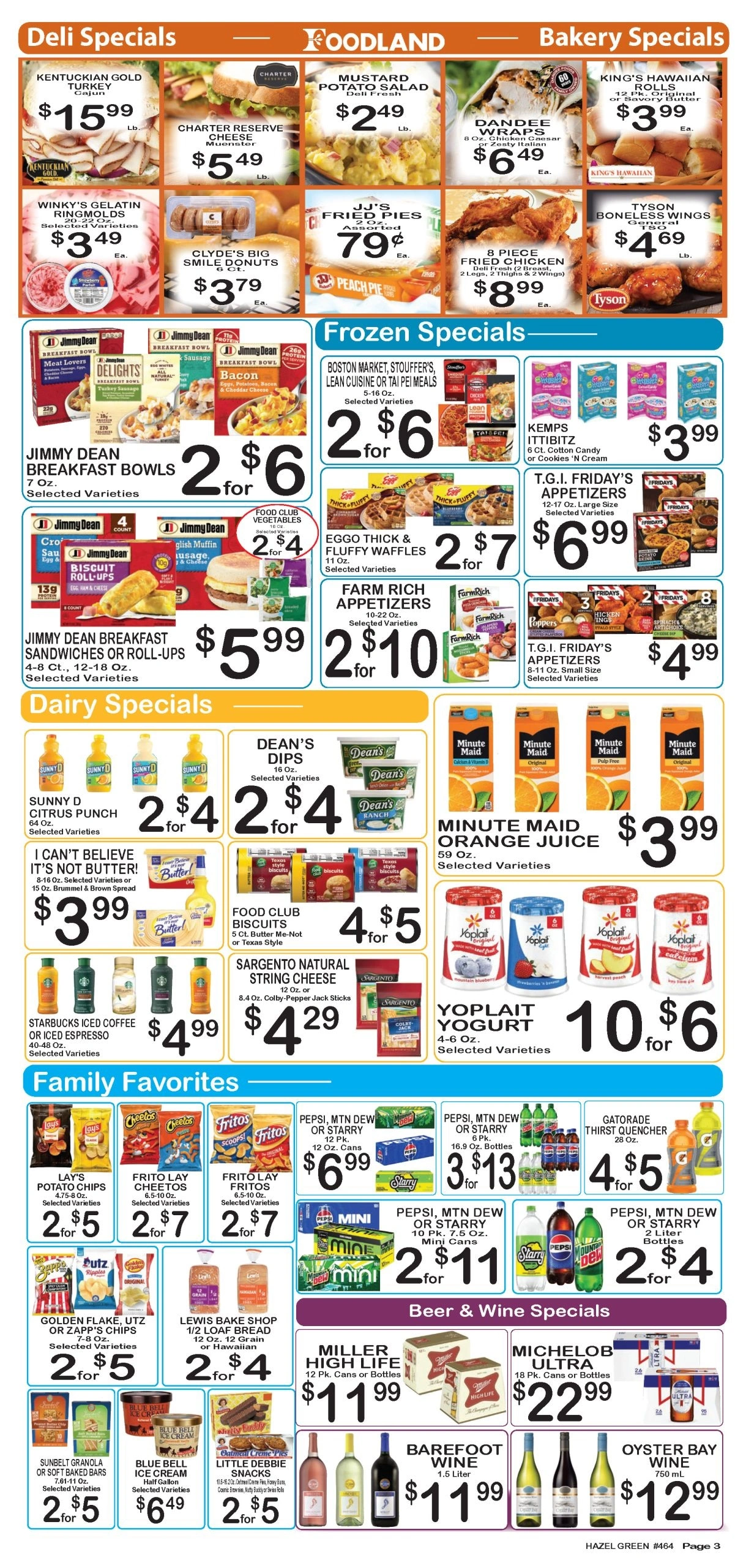 Foodland Grocery flyer page 3