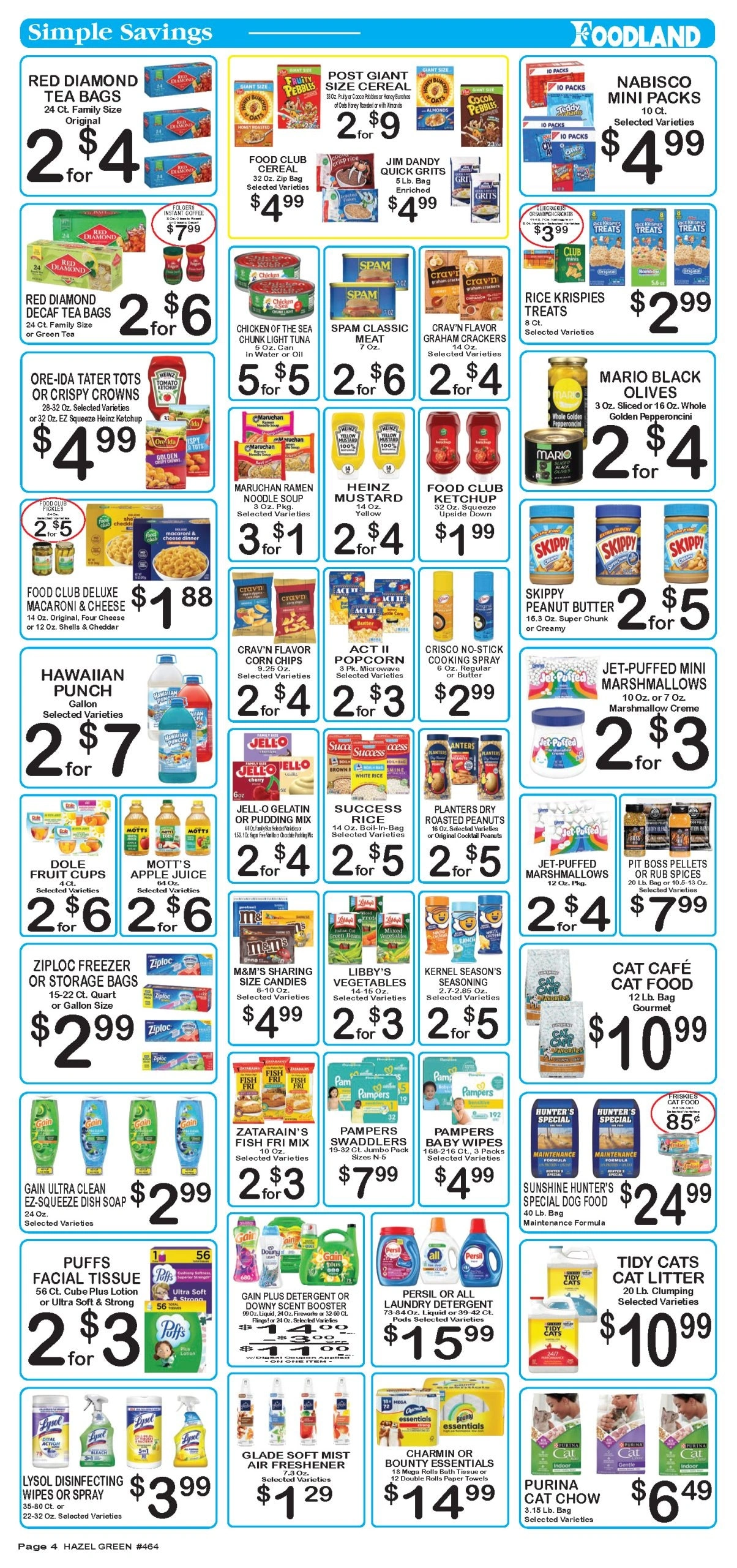 Foodland Grocery flyer page 4