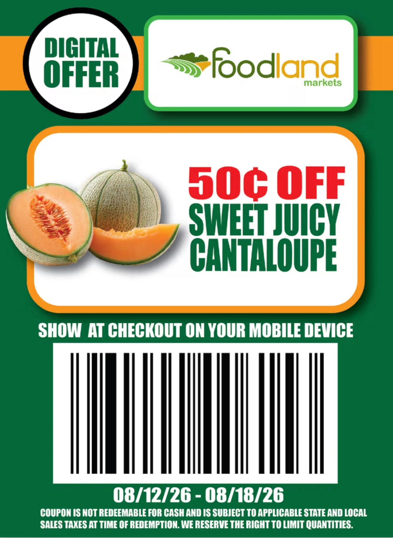 Foodland Markets flyer page 8