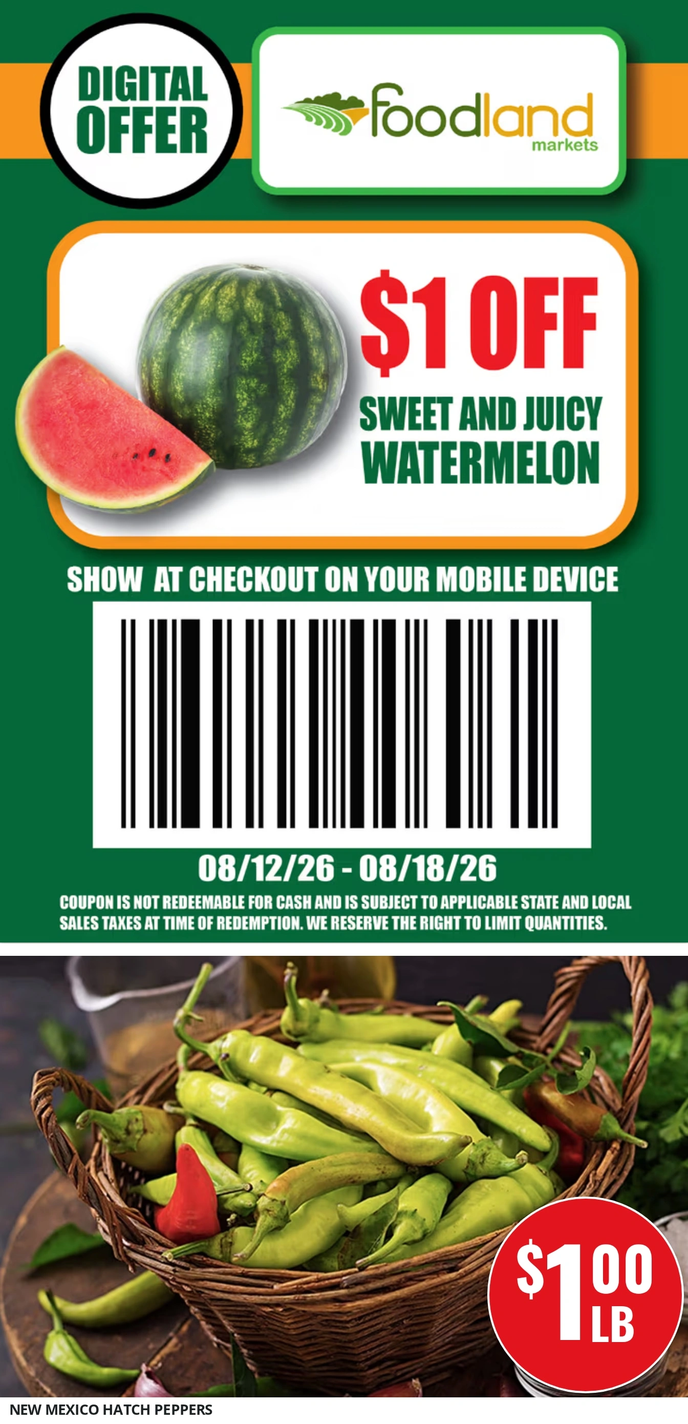 Foodland Markets flyer page 10