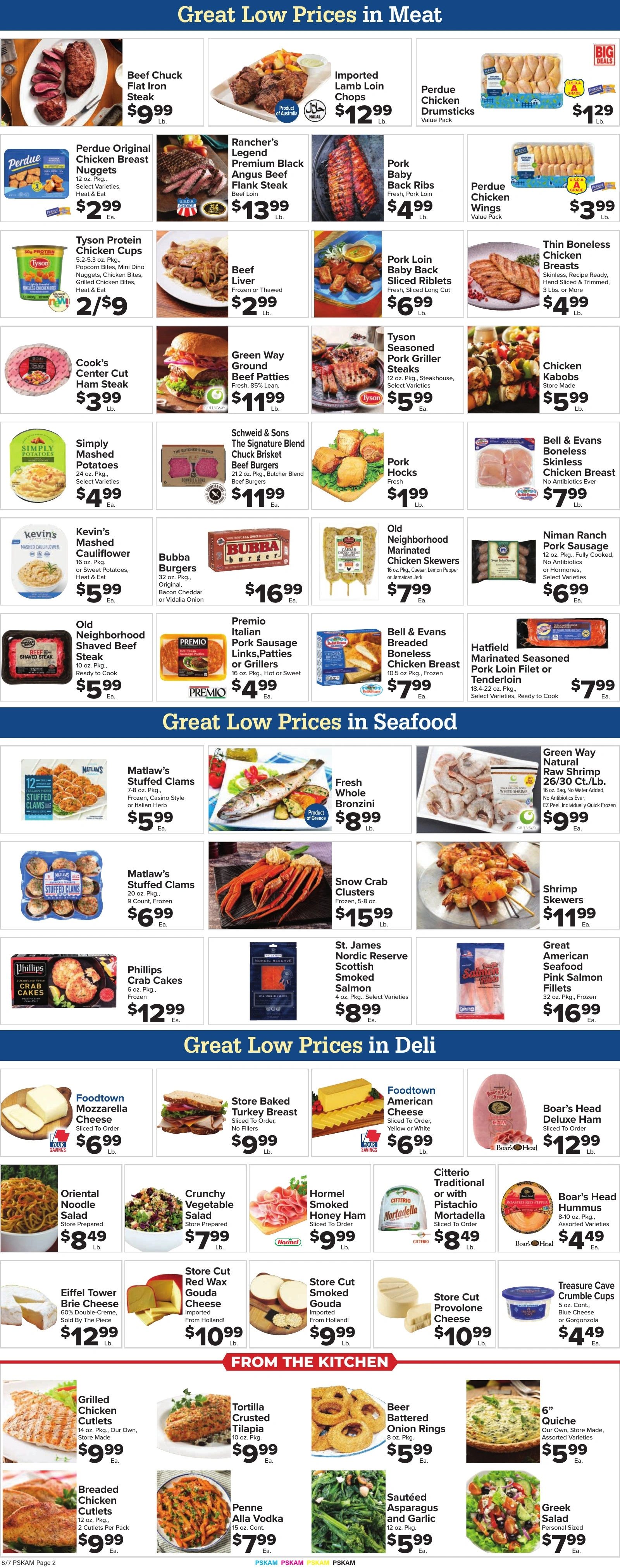 Foodtown flyer page 4
