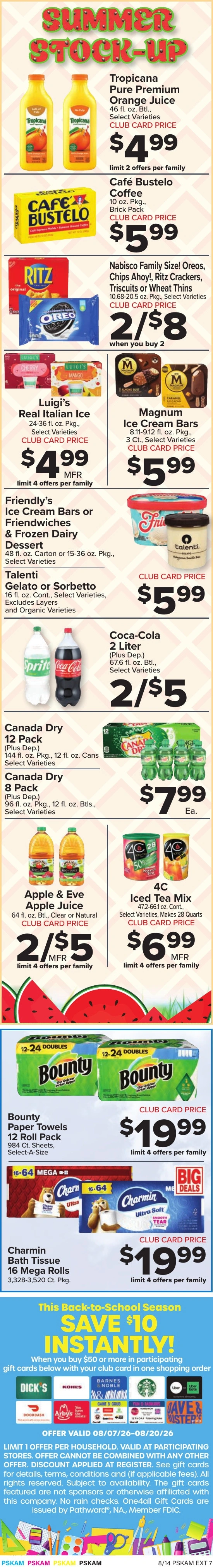 Foodtown flyer page 2