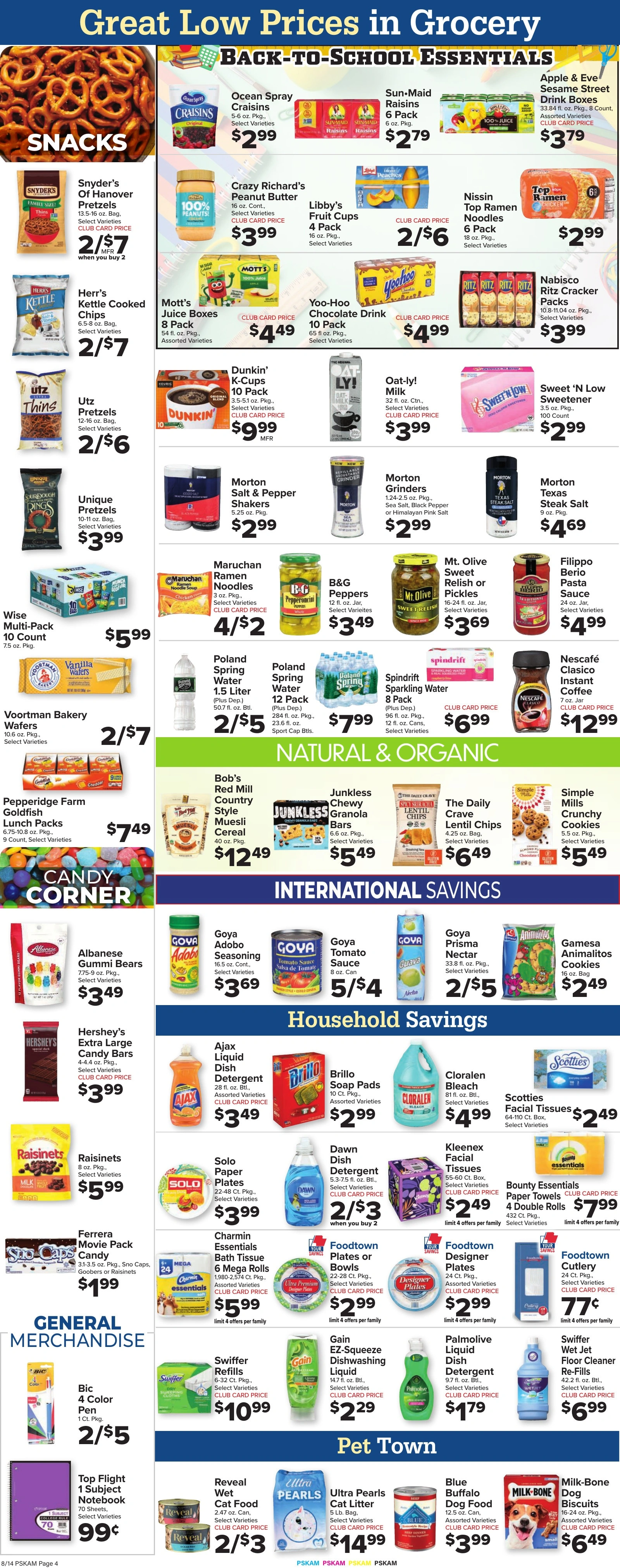 Foodtown flyer page 6