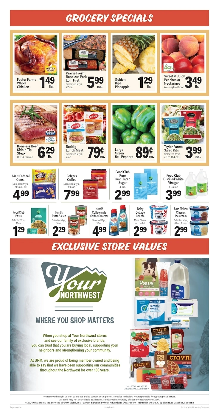 Fortine Mercantile flyer page 2