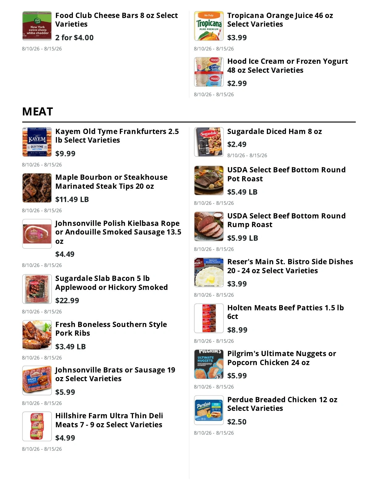 Fotter's Market & Hardware flyer page 2