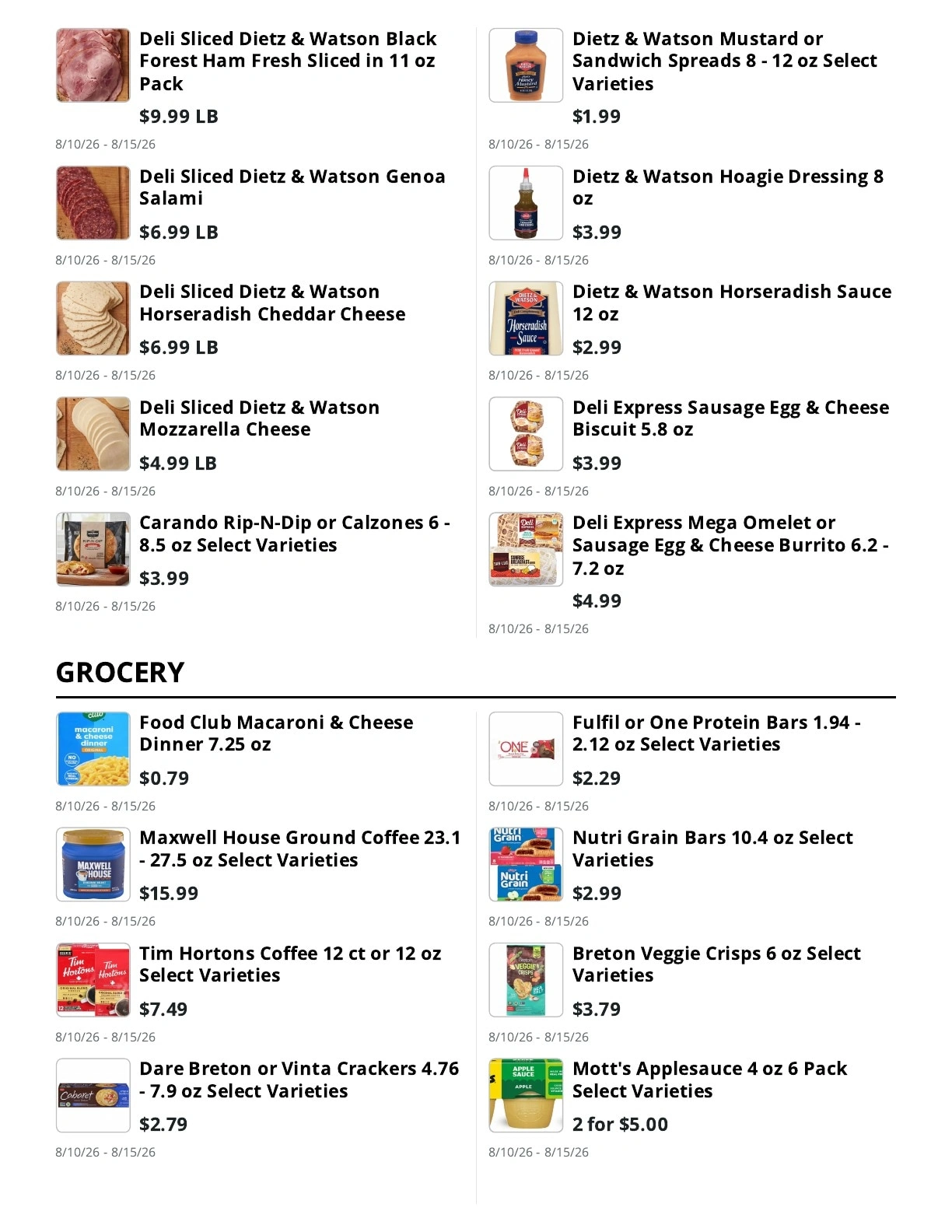 Fotter's Market & Hardware flyer page 6