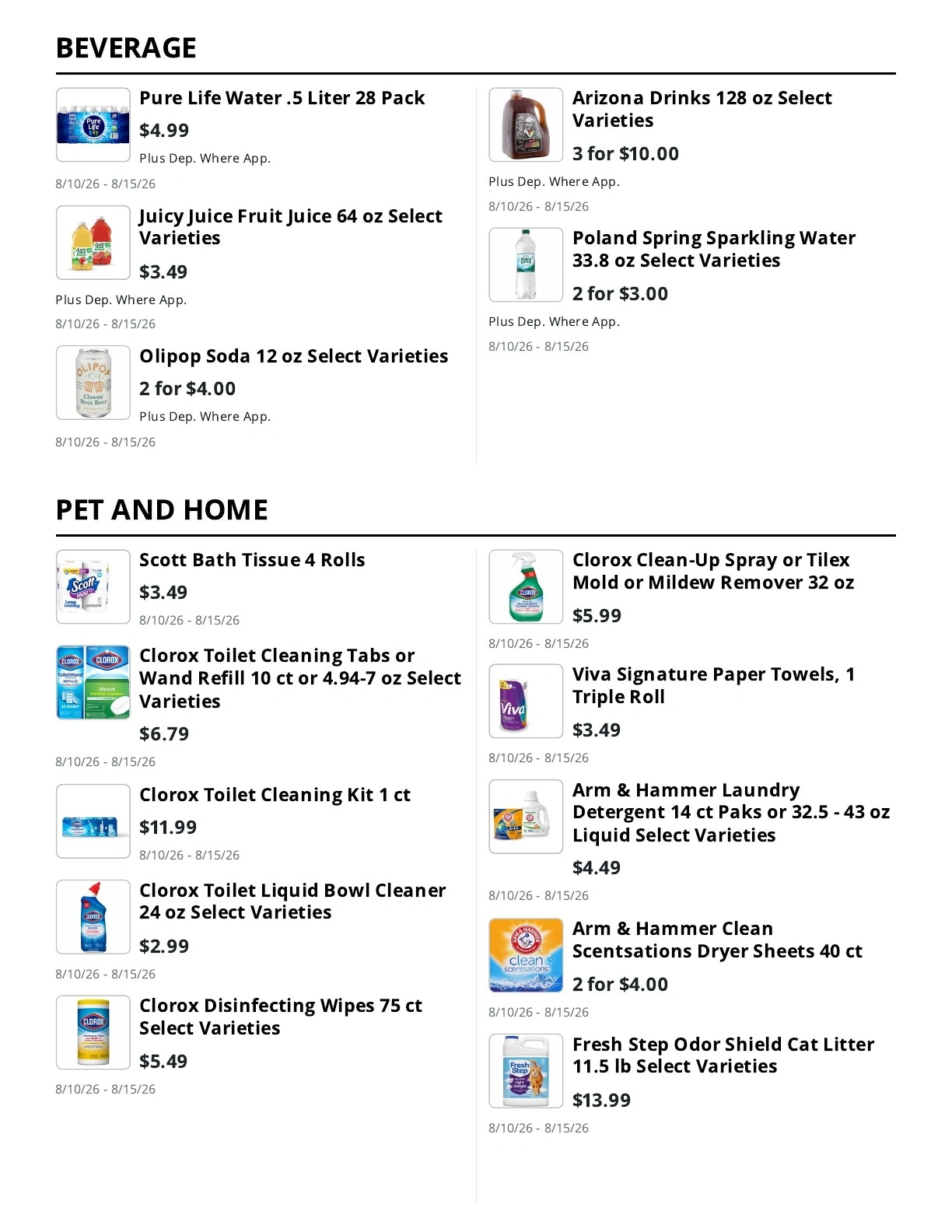 Fotter's Market & Hardware flyer page 10