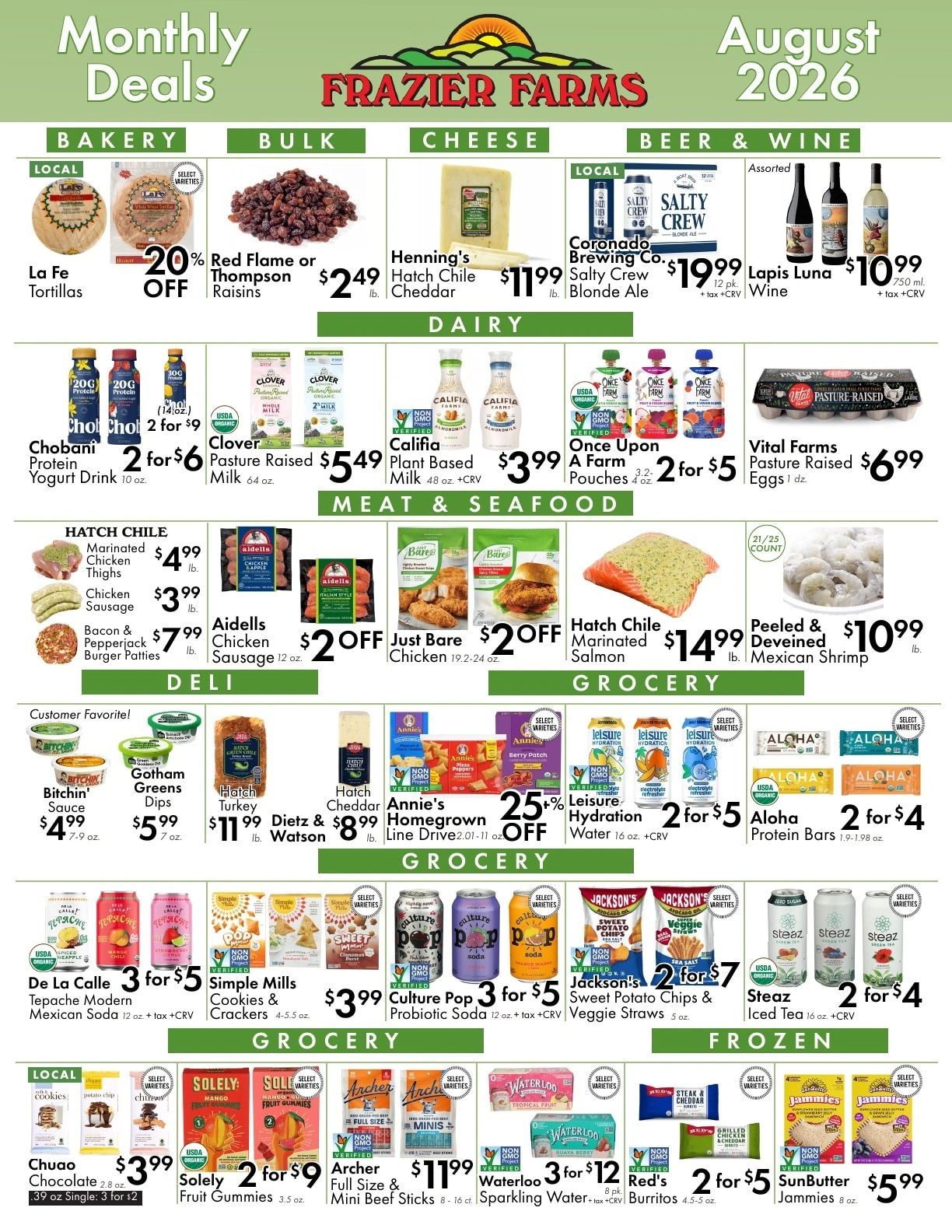 Frazier Farms Market flyer page 2