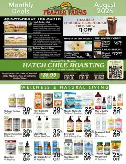 Frazier Farms Market Monthly Specials Weekly Ad