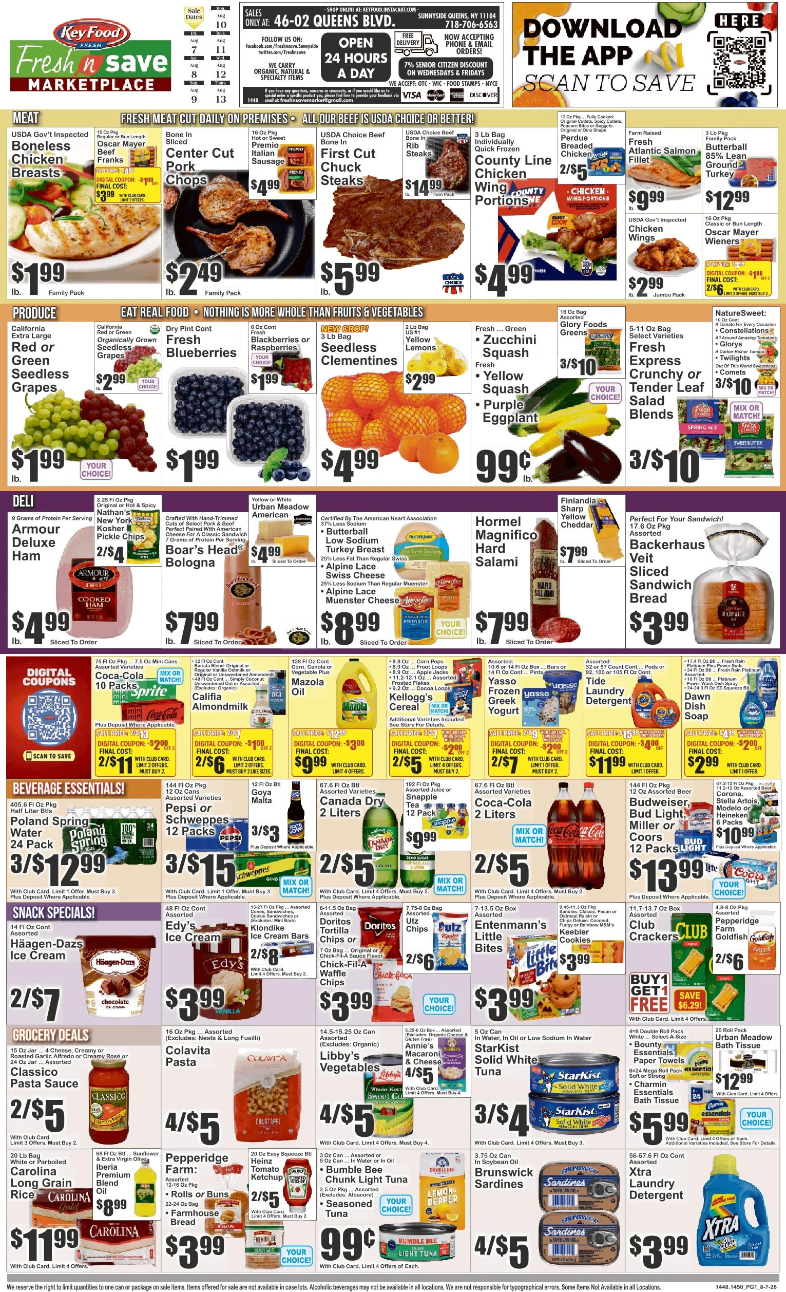 Fresh N Save Marketplace flyer page 1