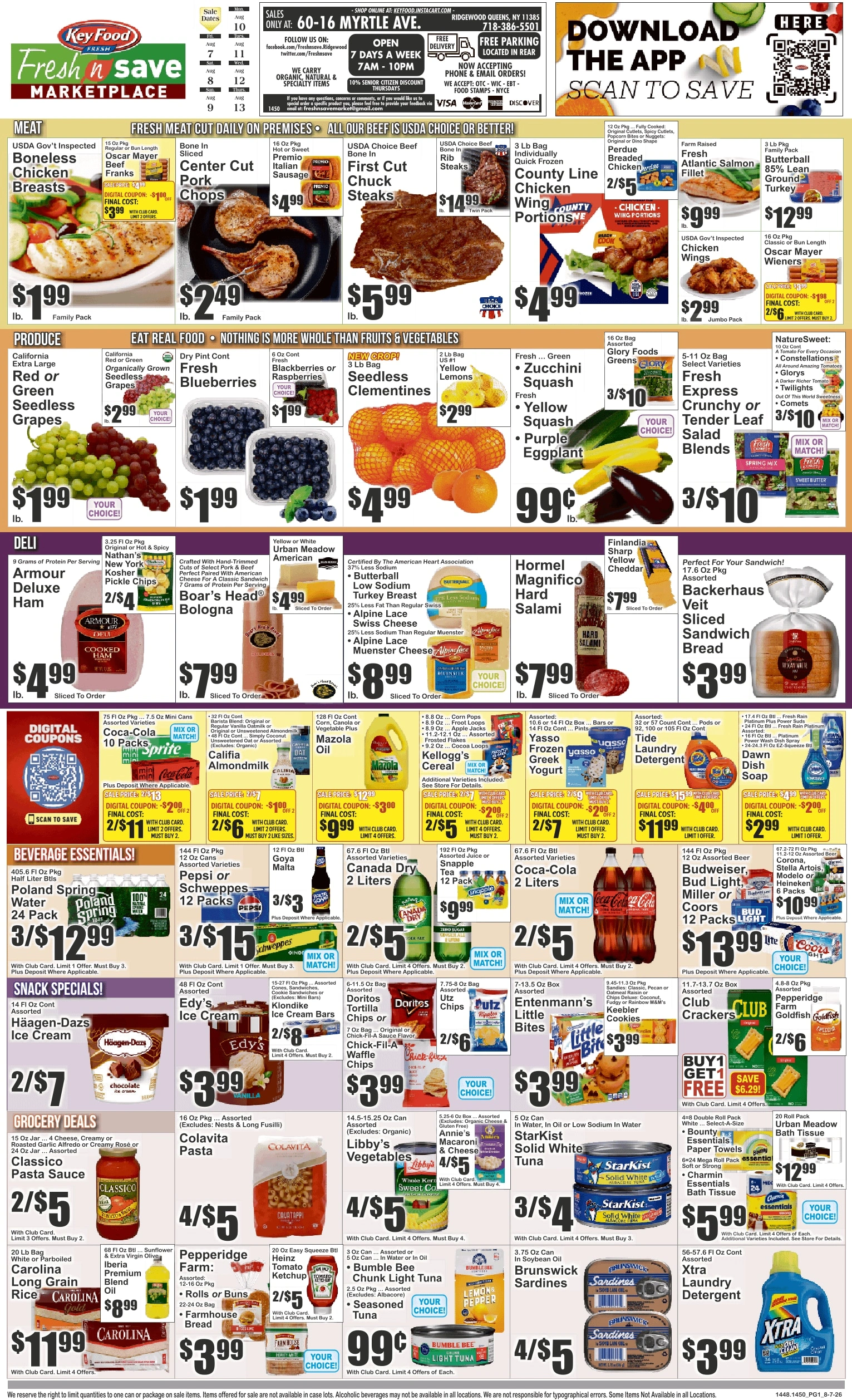 Fresh N Save Marketplace flyer page 1