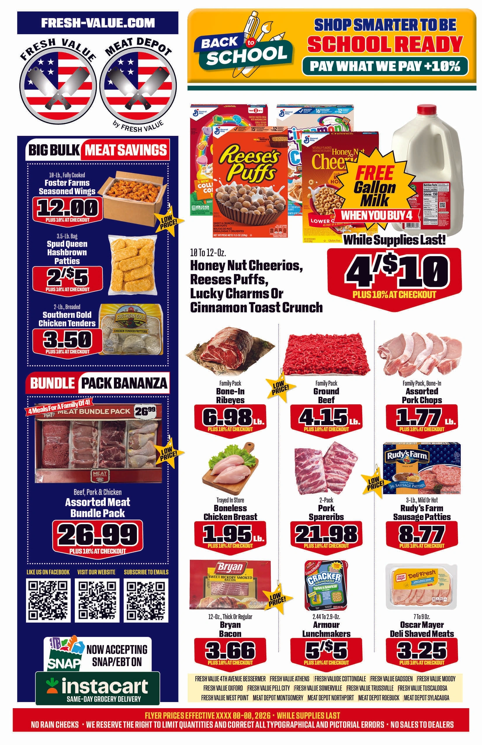 Fresh Value flyer page 1