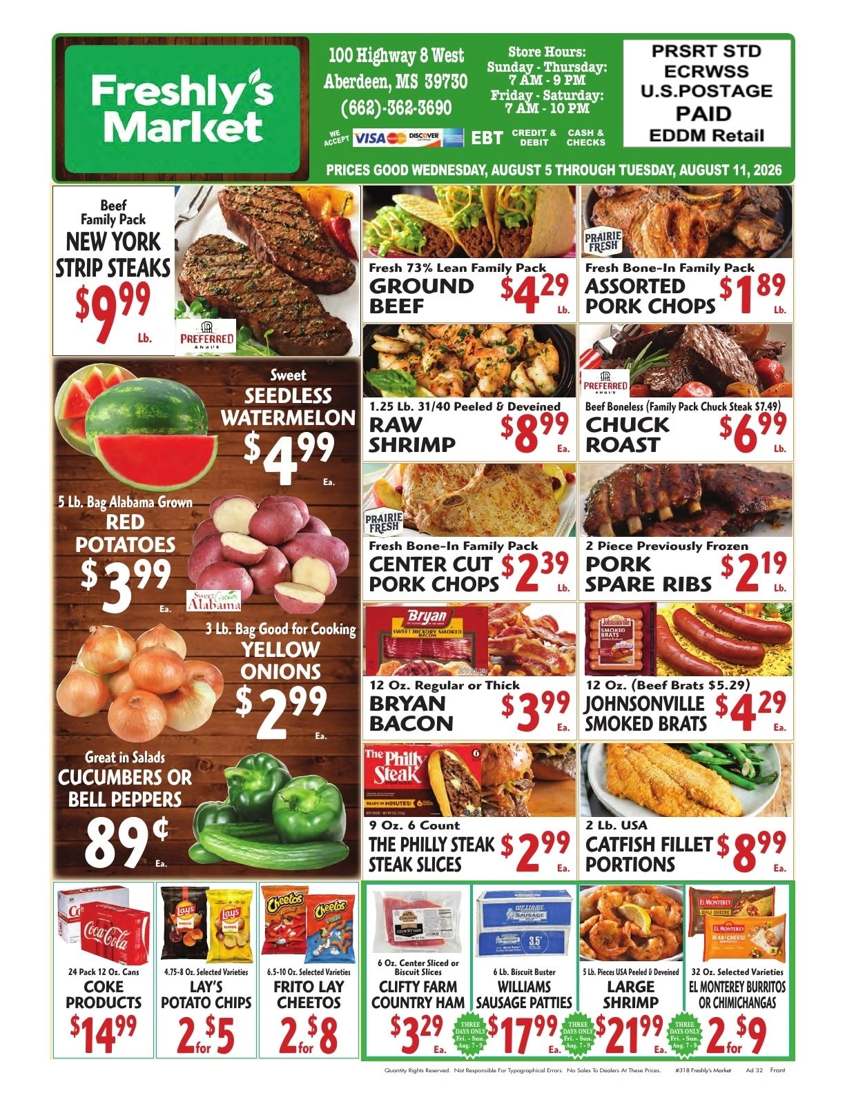 Freshly's Market flyer page 1