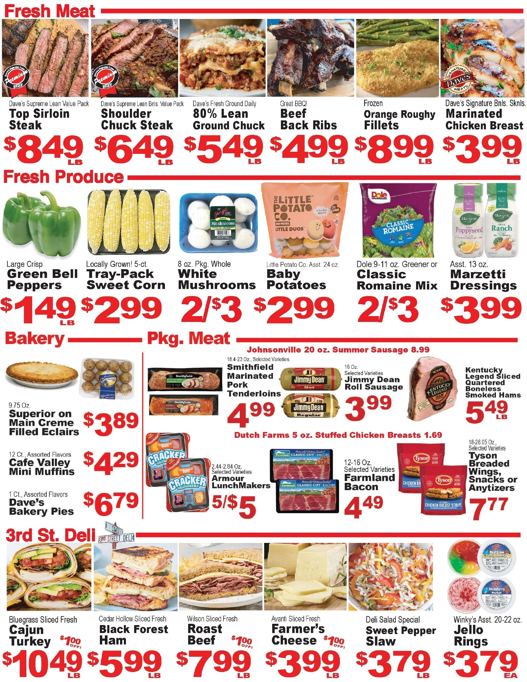 Dave's Supermarket flyer page 2