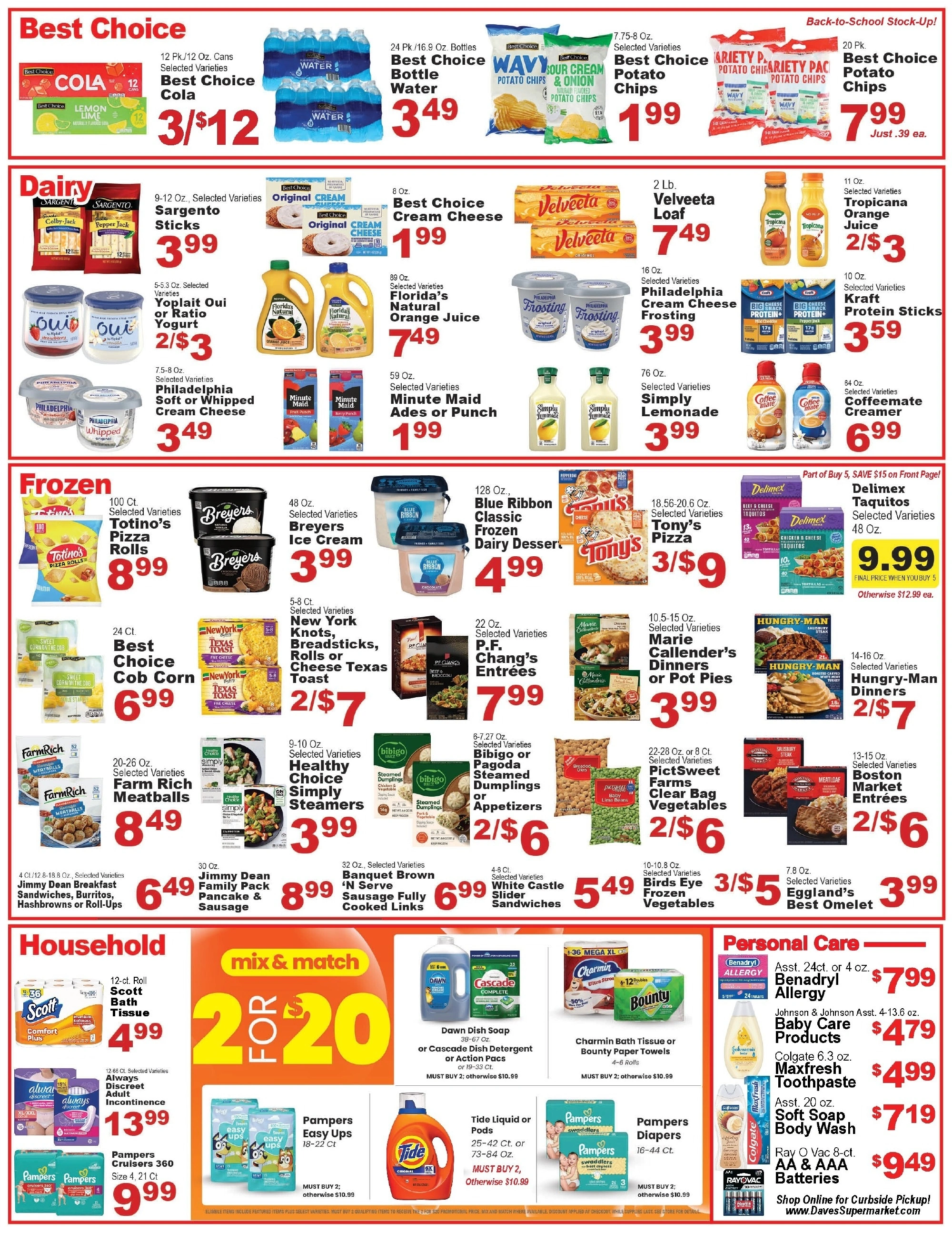 Dave's Supermarket flyer page 4