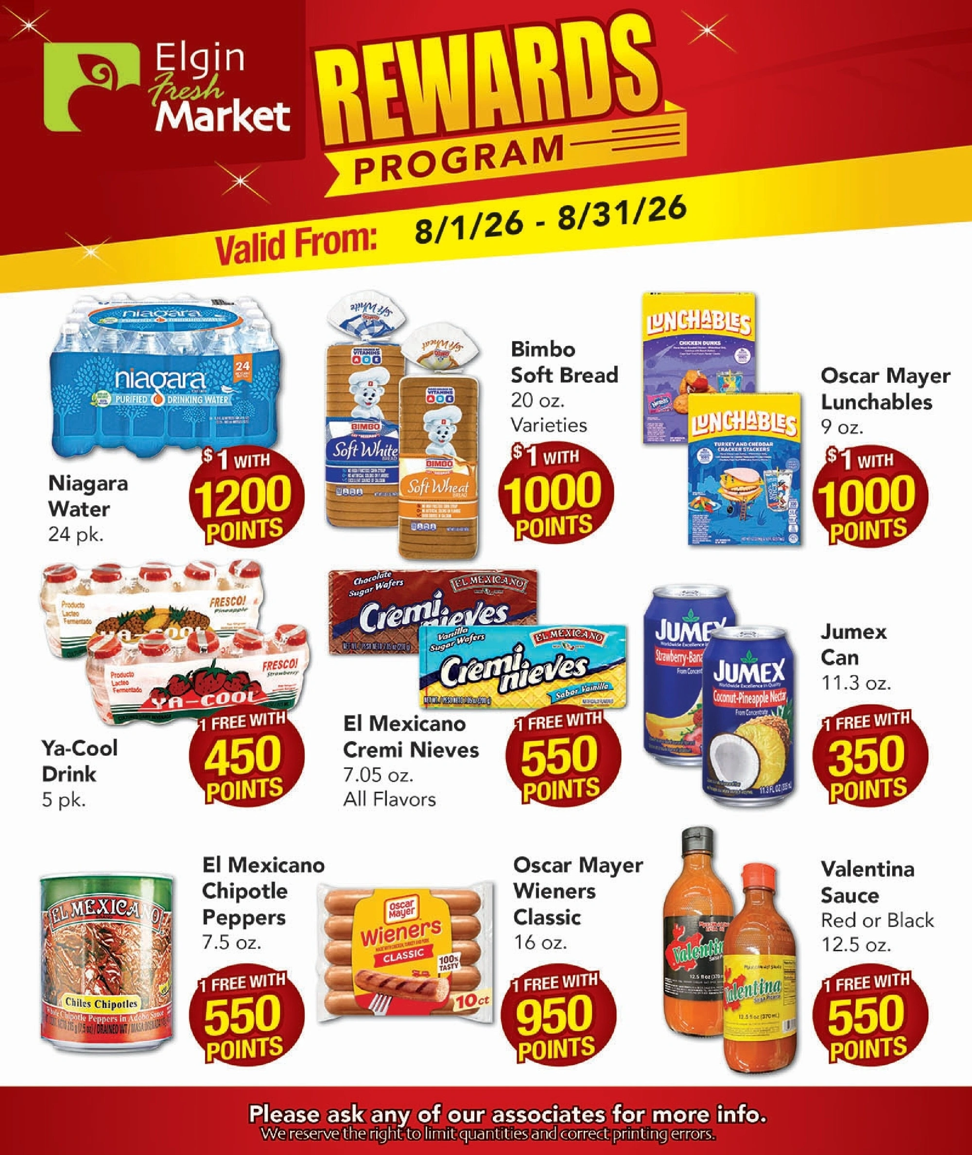 Elgin Fresh Market flyer page 1
