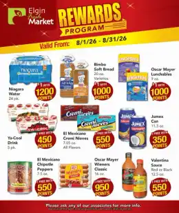Elgin Fresh Market Monthly Rewards Weekly Ad