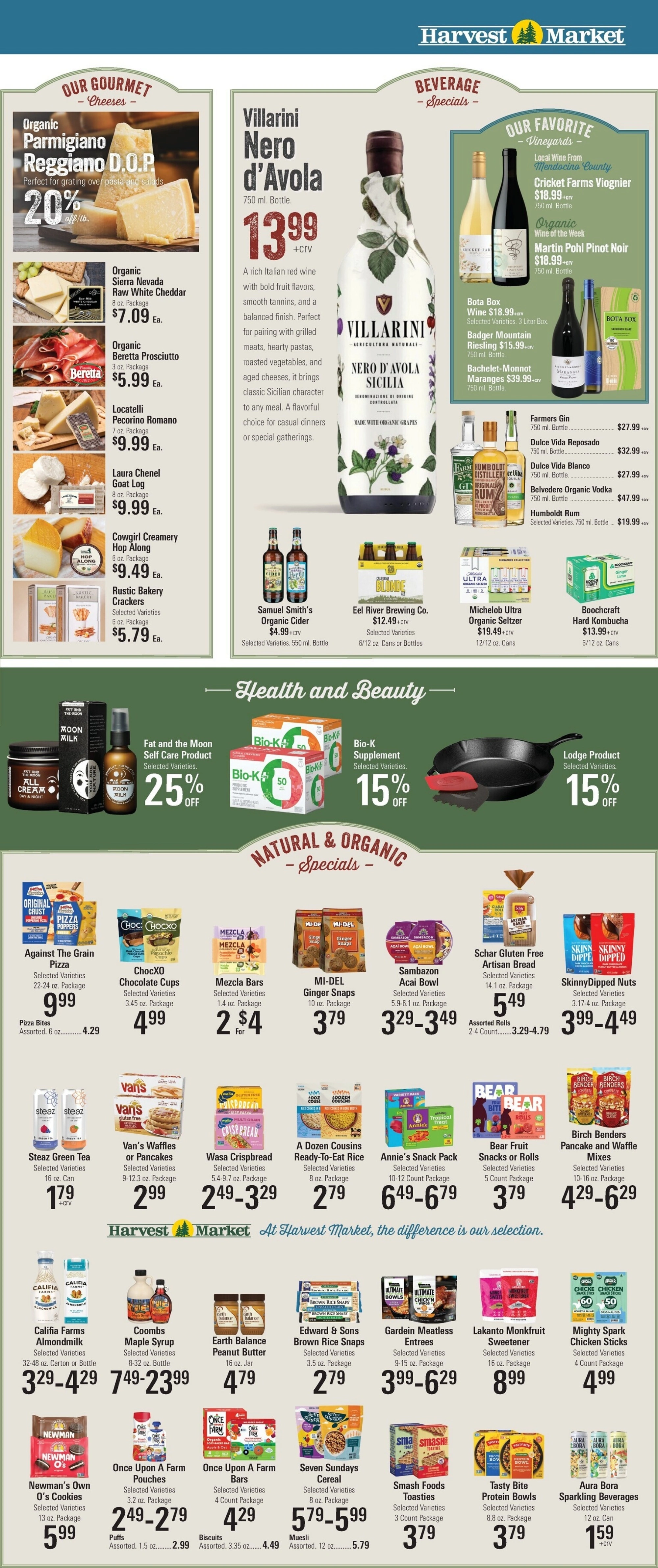 Harvest Market Fort Bragg flyer page 3